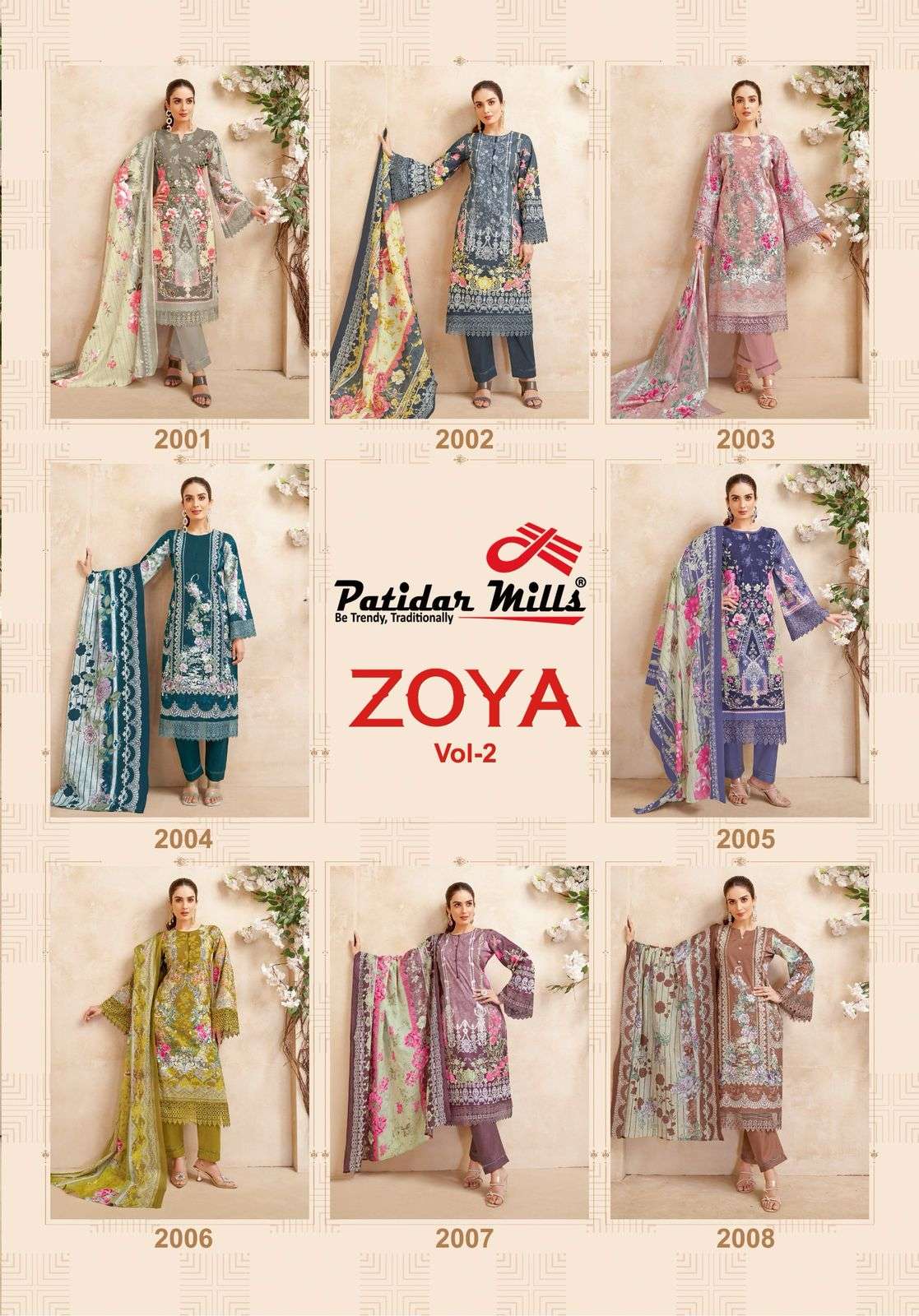 PATIDAR MILLS ZOYA VOL 2 