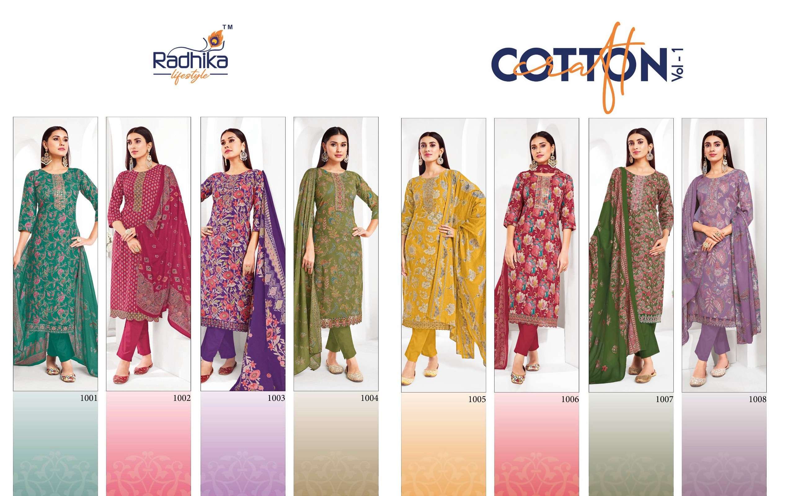 RADHIKA LIFE STYLE COTTON CRAFT VOL 1 