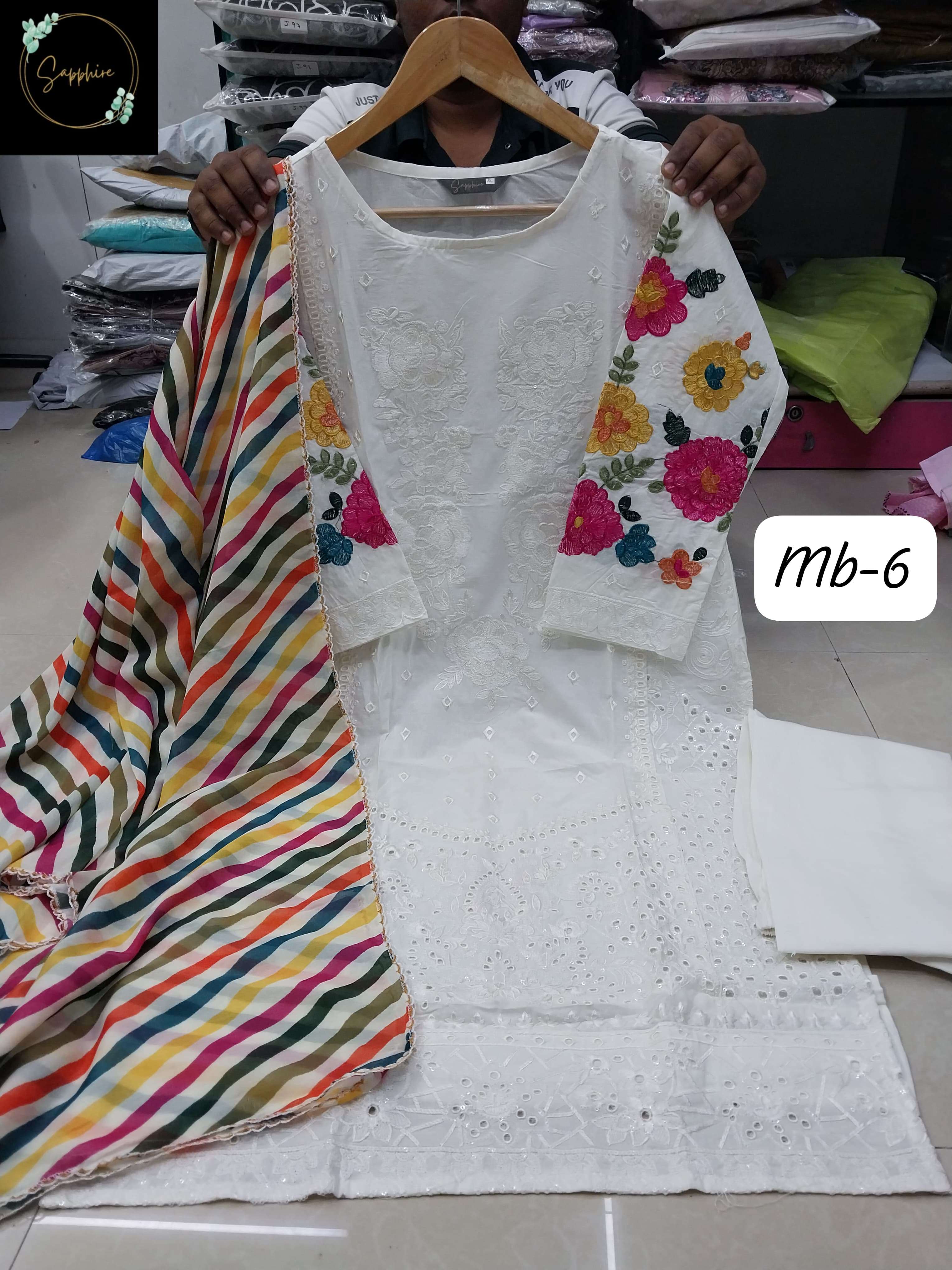 SAPPHIRE EMBROIDERED MARIA B VOL 6