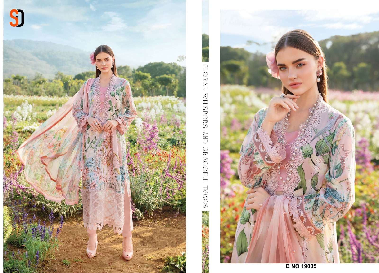 SHARADDHA DESIGNER MARIA B CHIKANKARI COTTON COLLECTION VOL 19