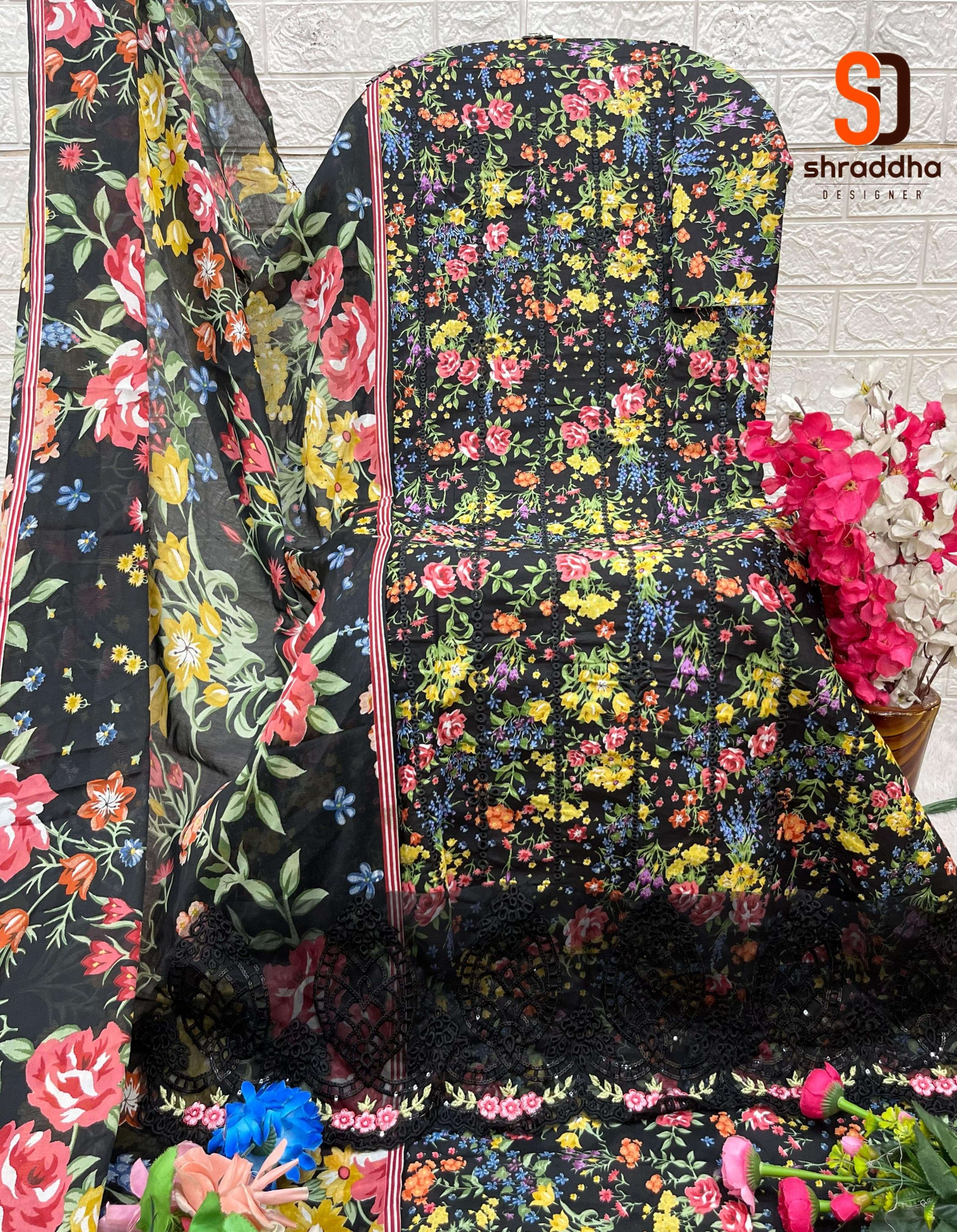 SHARADDHA DESIGNER MARIA B CHIKANKARI COTTON COLLECTION VOL 19