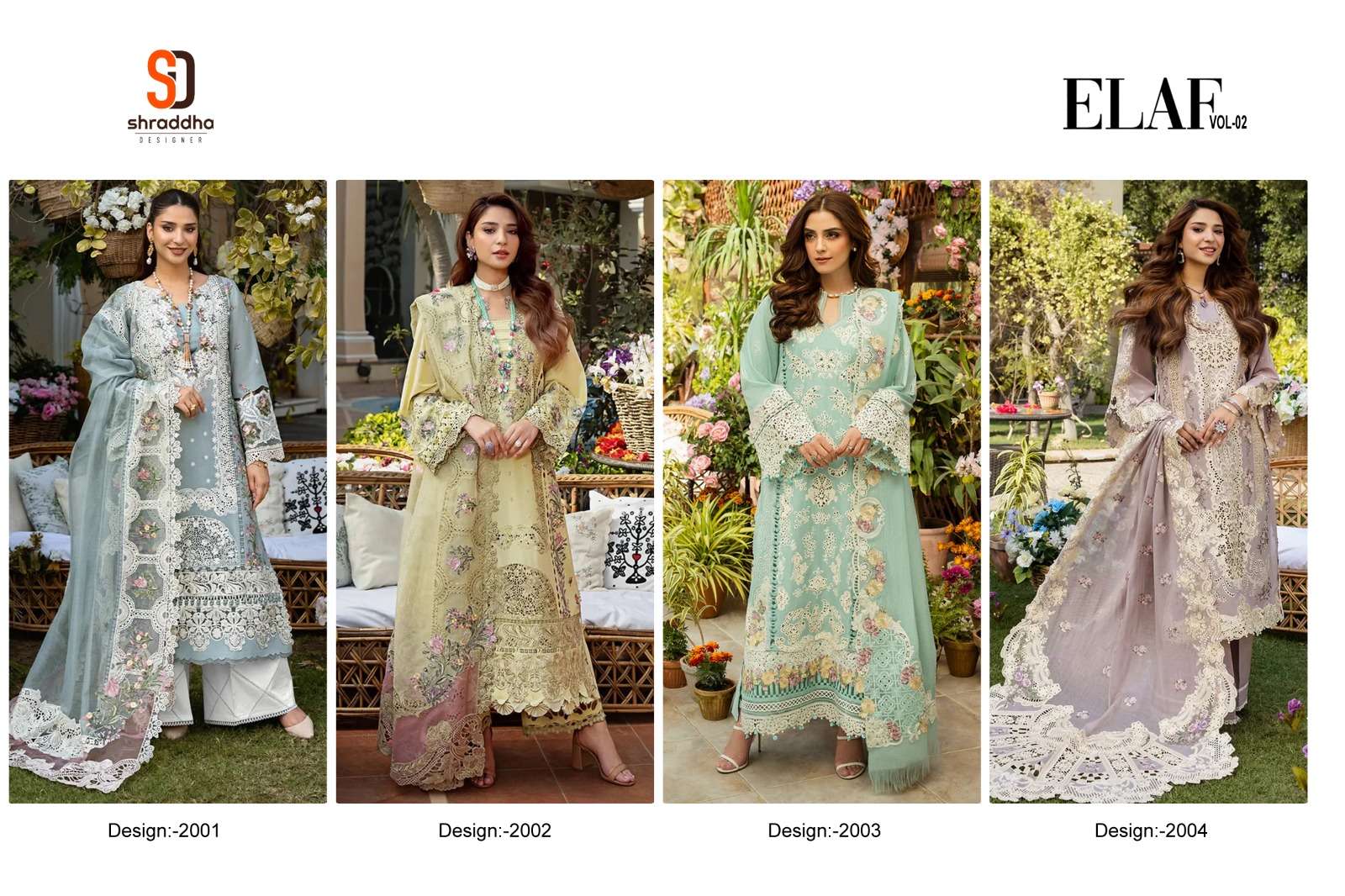 SHRADDHA DESIGNER ELAF VOL 2