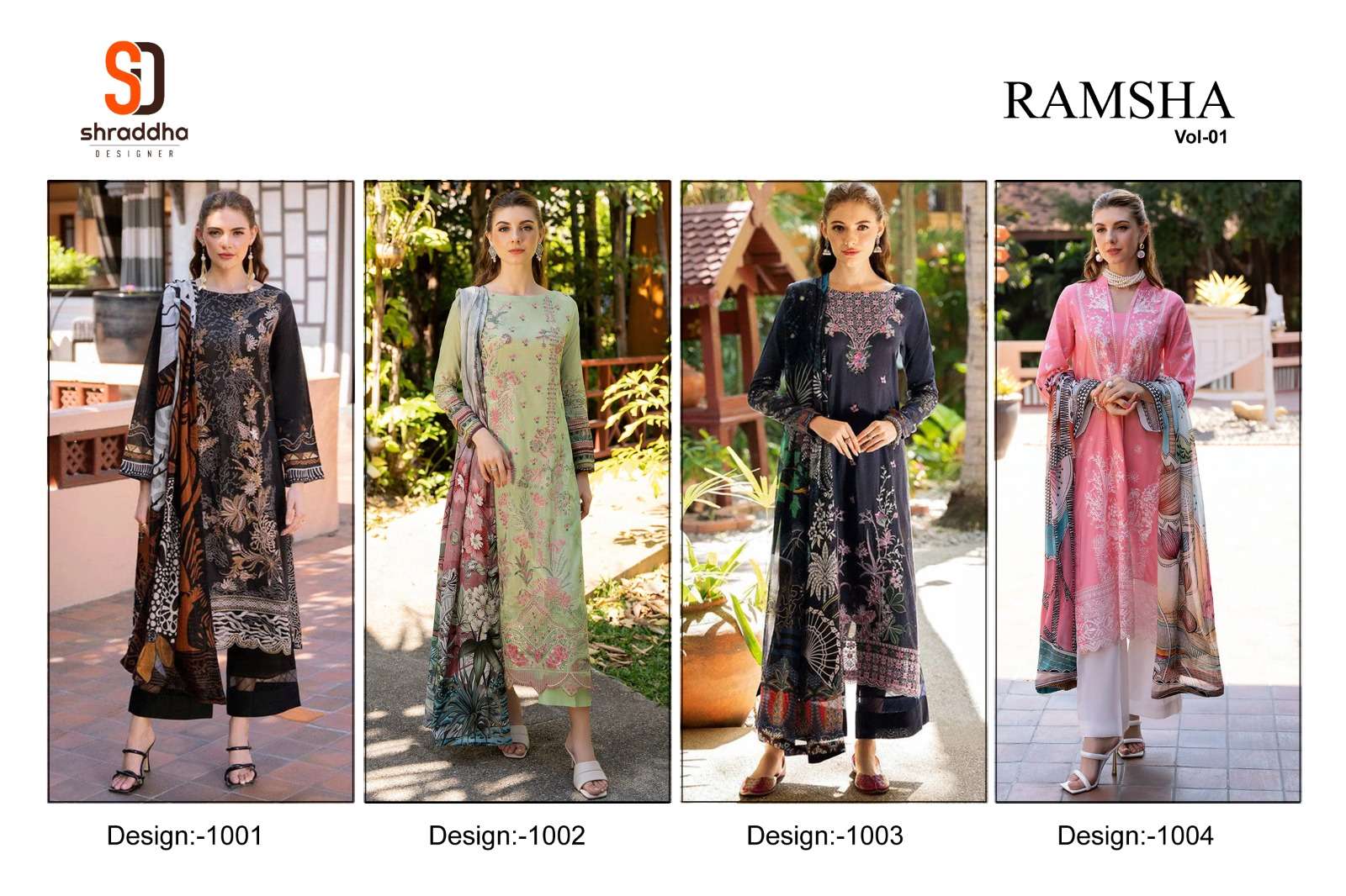 SHRADDHA DESIGNER RAMSHA VOL 1
