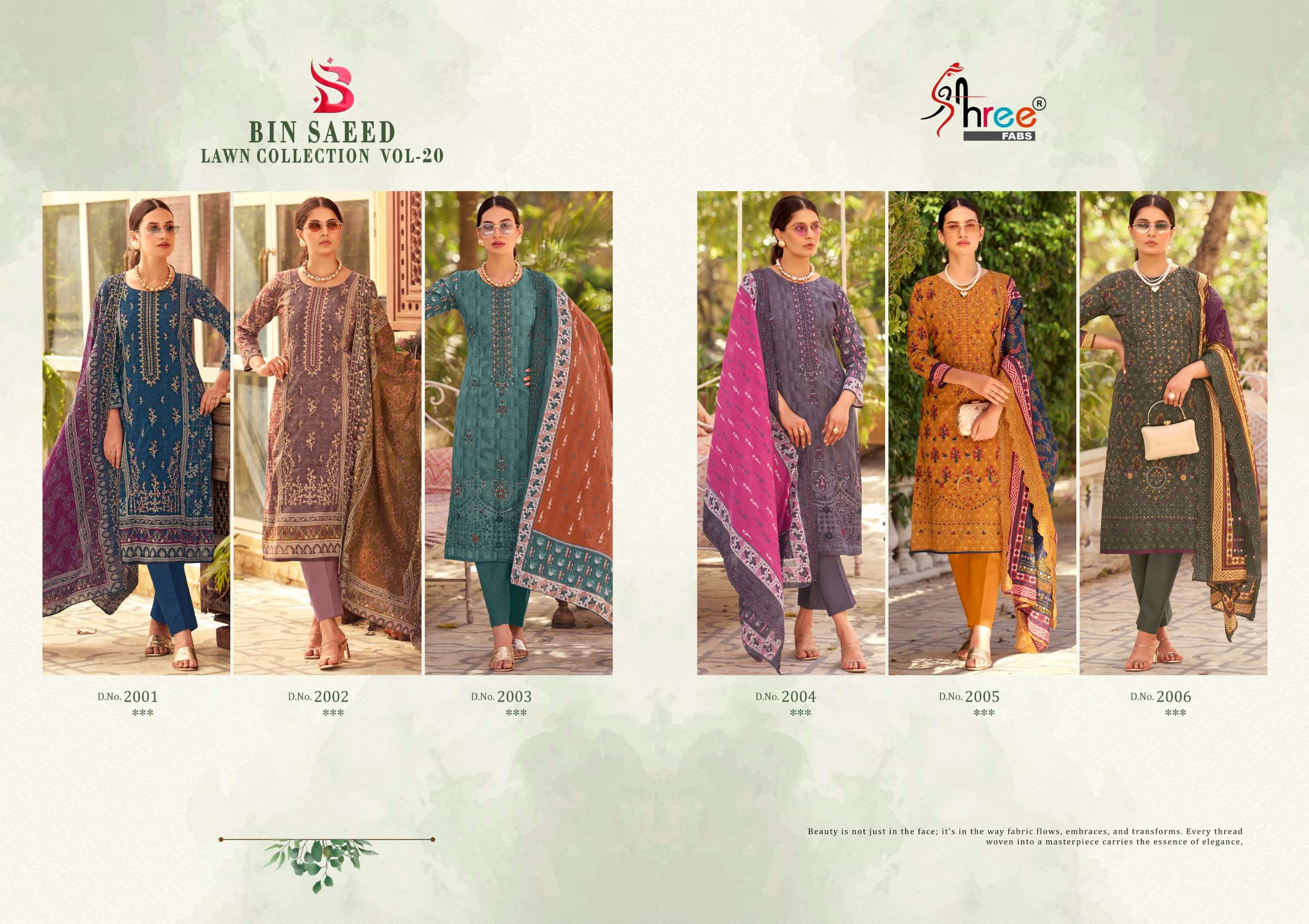 SHREE FABS BIN SAEED LAWN COLLECTION VOL 20