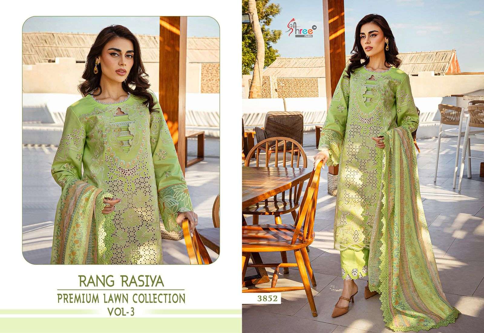 SHREE FABS RANG RASIYA PREMIUM LAWN 25 VOL 3