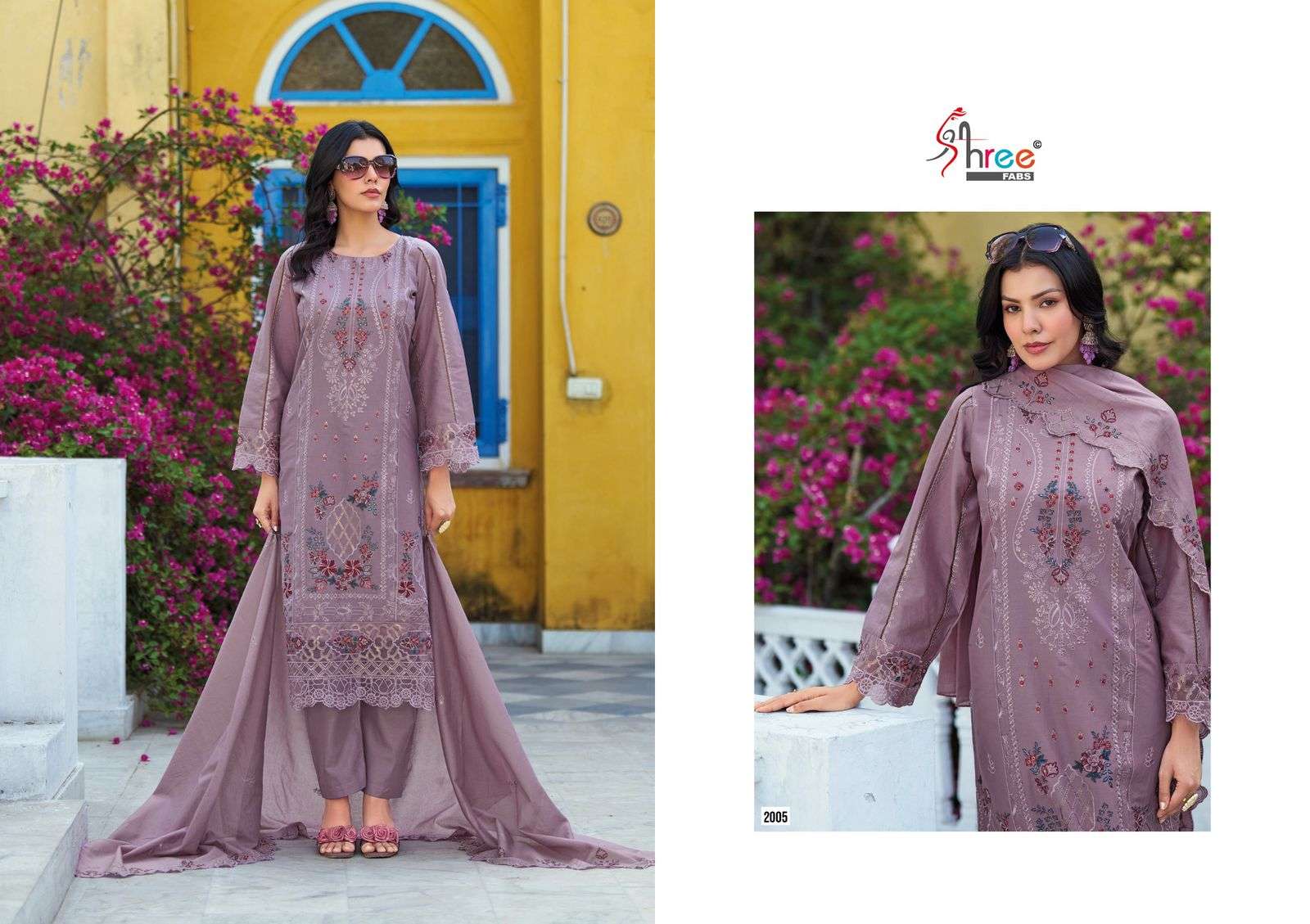 SHREE FABS TASRIF PREMIUM EMBROIDERED LAWN DUPATTA COLLECTION