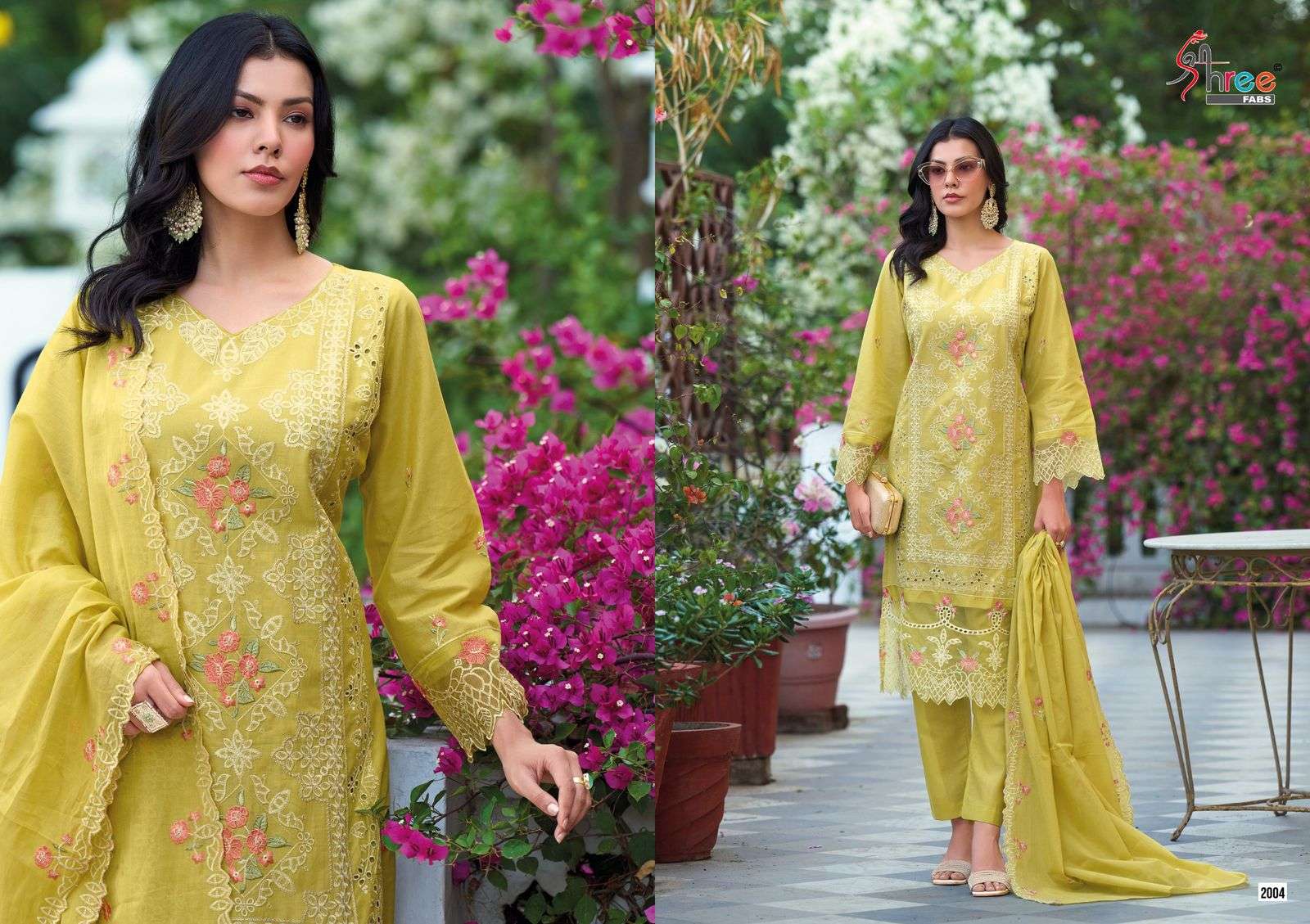 SHREE FABS TASRIF PREMIUM EMBROIDERED LAWN DUPATTA COLLECTION