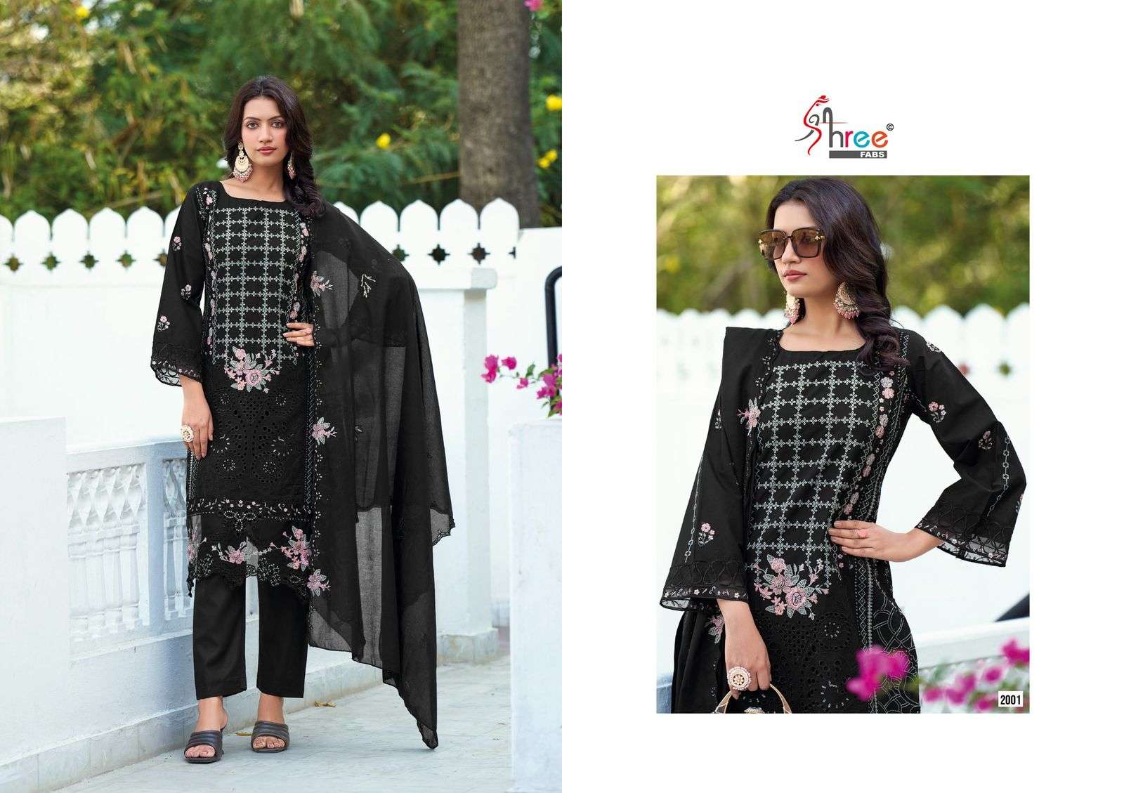 SHREE FABS TASRIF PREMIUM EMBROIDERED LAWN DUPATTA COLLECTION