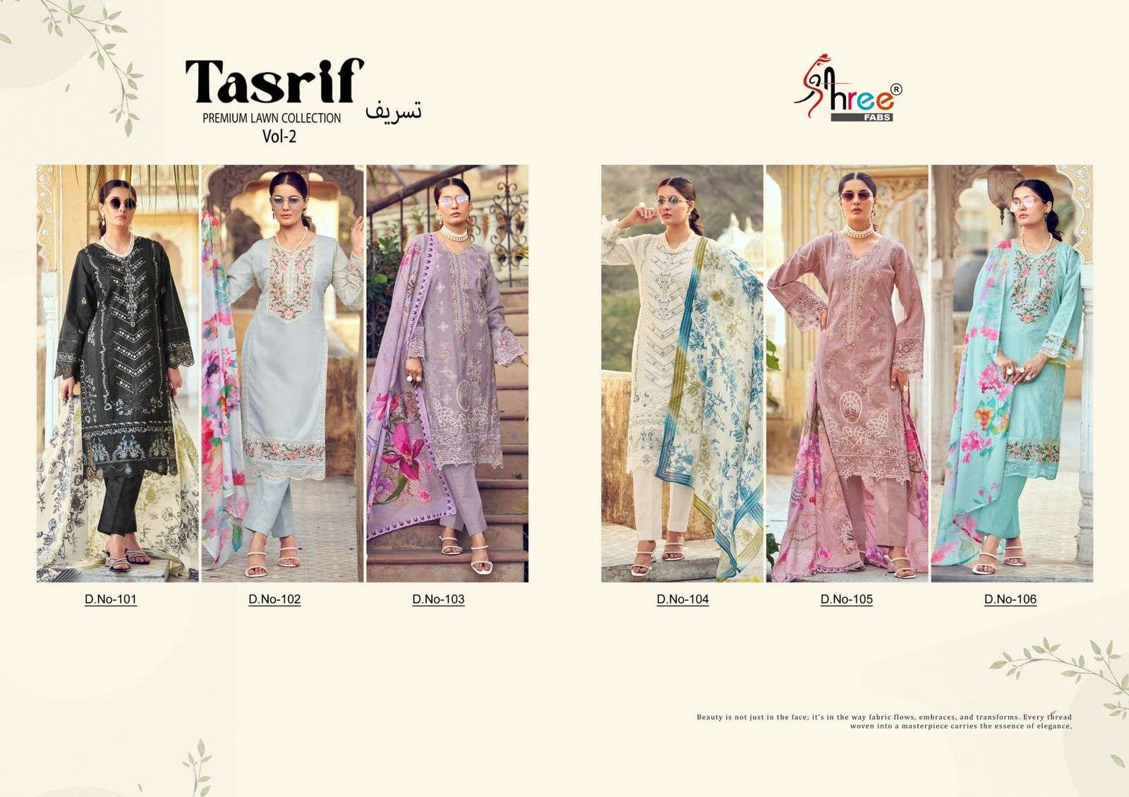 SHREE FABS TASRIF PREMIUM LAWN COLLECTION VOL 2