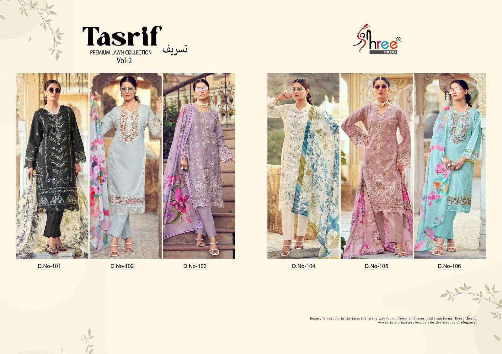 SHREE FABS TASRIF PREMIUM LAWN COLLECTION VOL 2