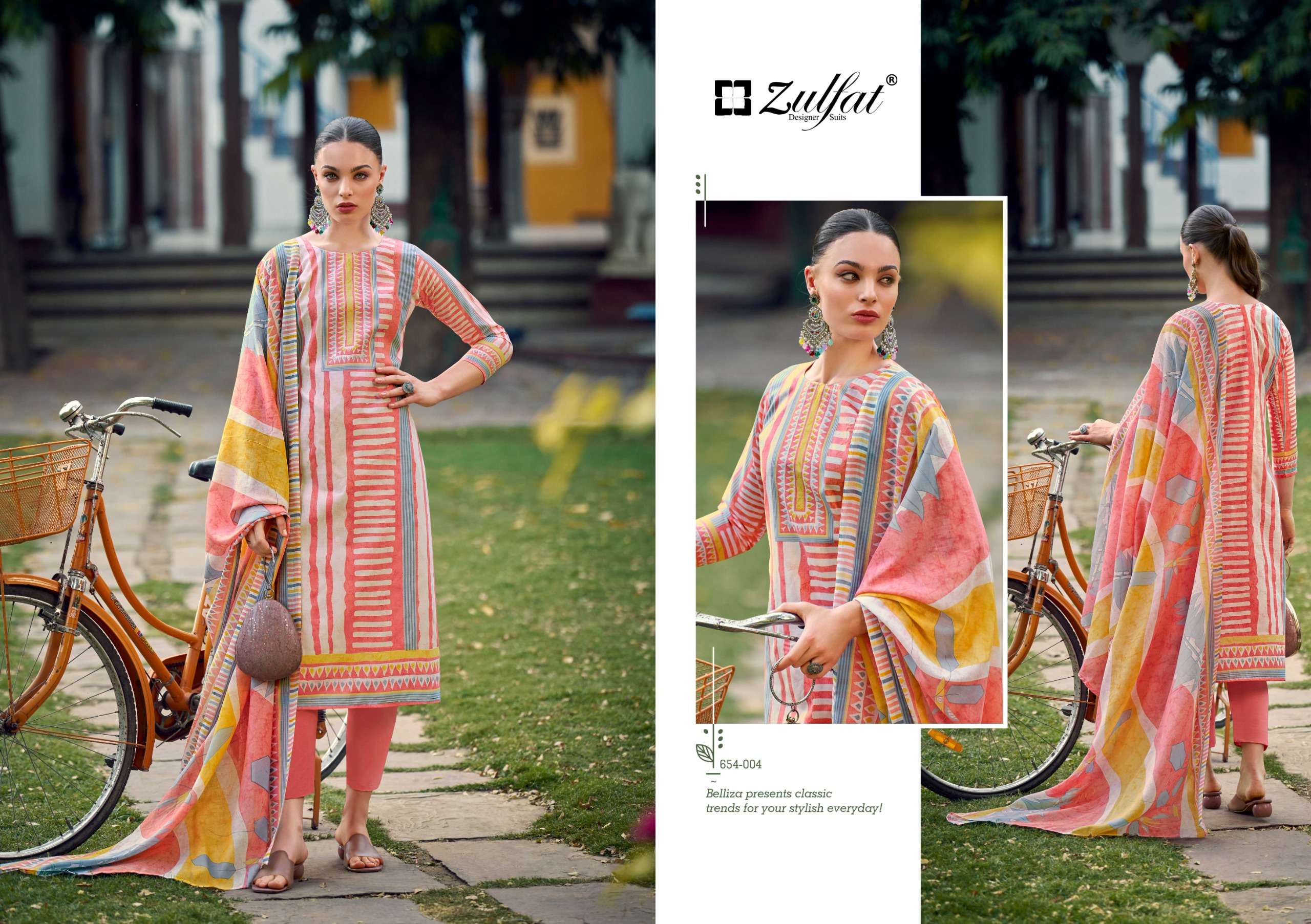 ZULFAT DESIGNER SUITS FARHANA VOL 10
