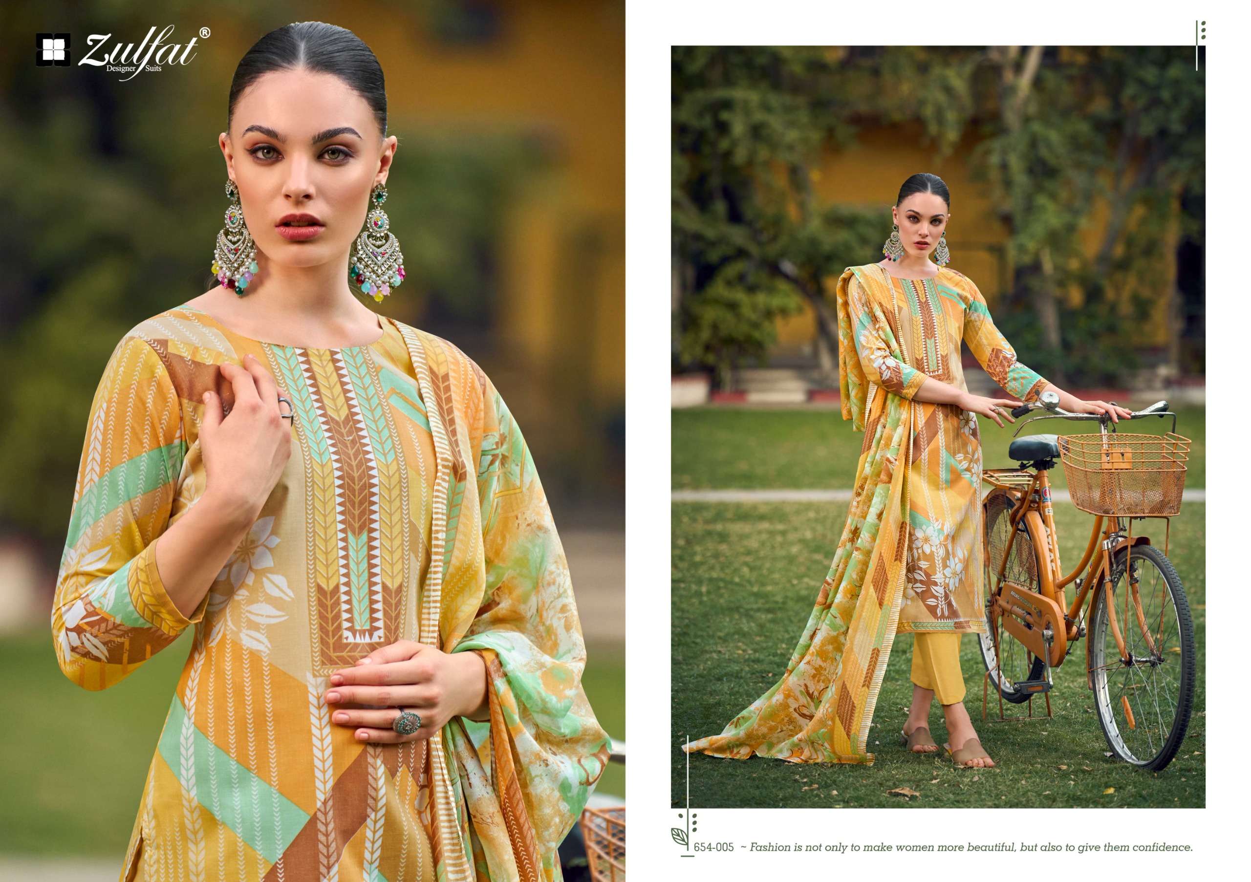 ZULFAT DESIGNER SUITS FARHANA VOL 10