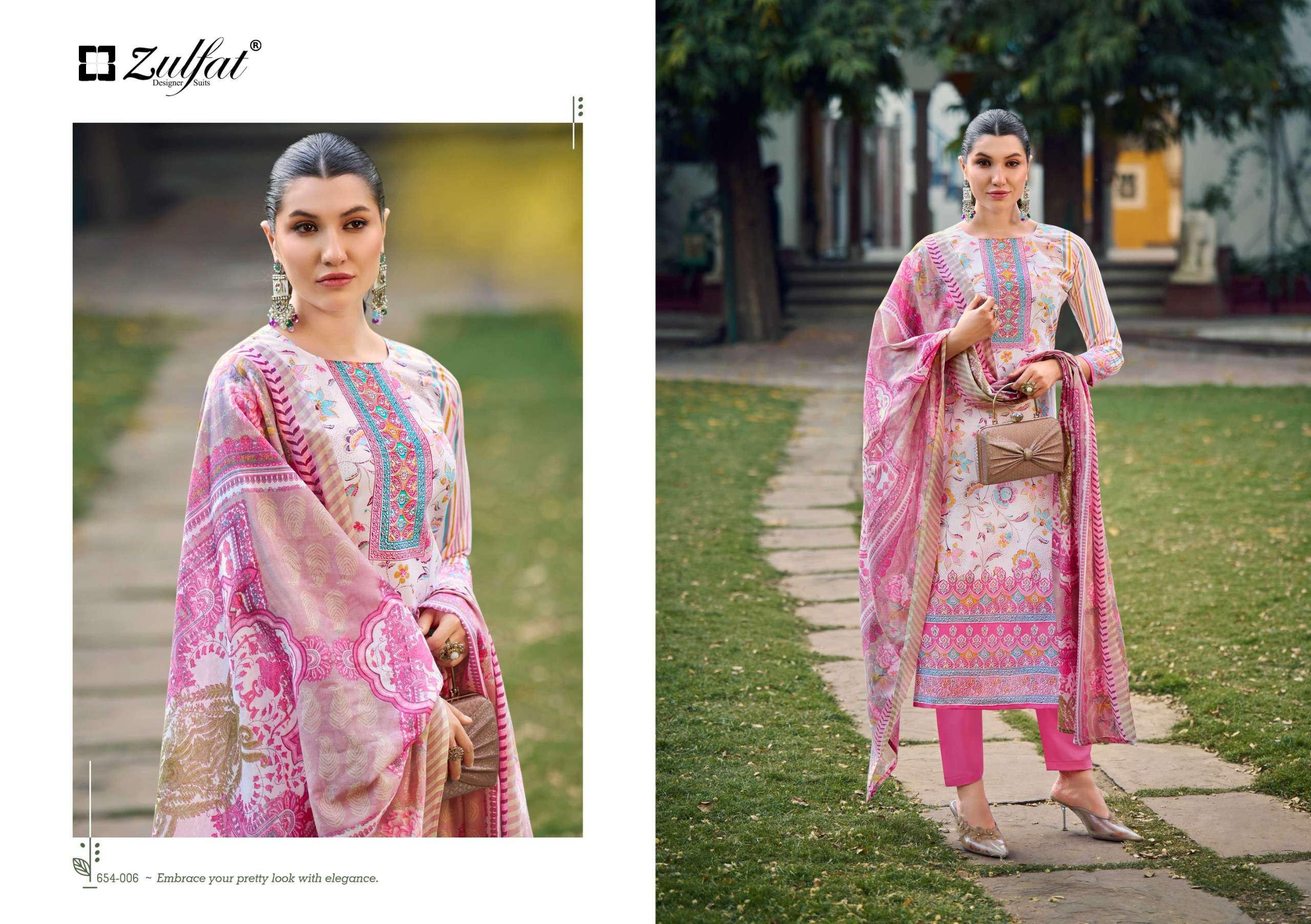 ZULFAT DESIGNER SUITS FARHANA VOL 10