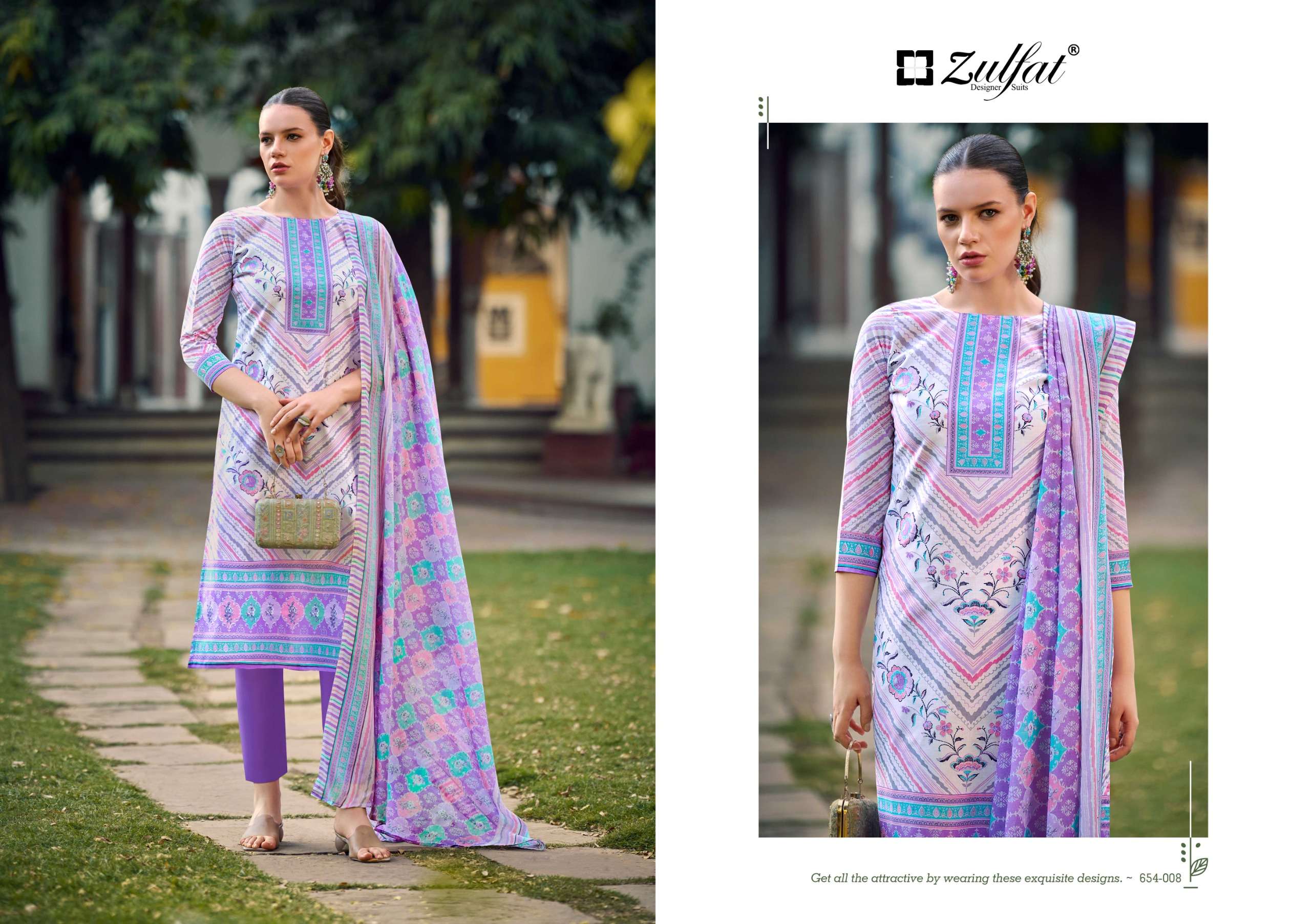 ZULFAT DESIGNER SUITS FARHANA VOL 10
