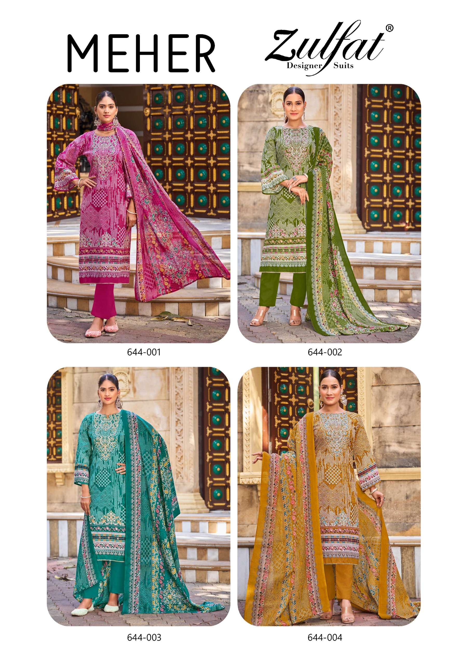 ZULFAT DESIGNER SUITS MEHER 