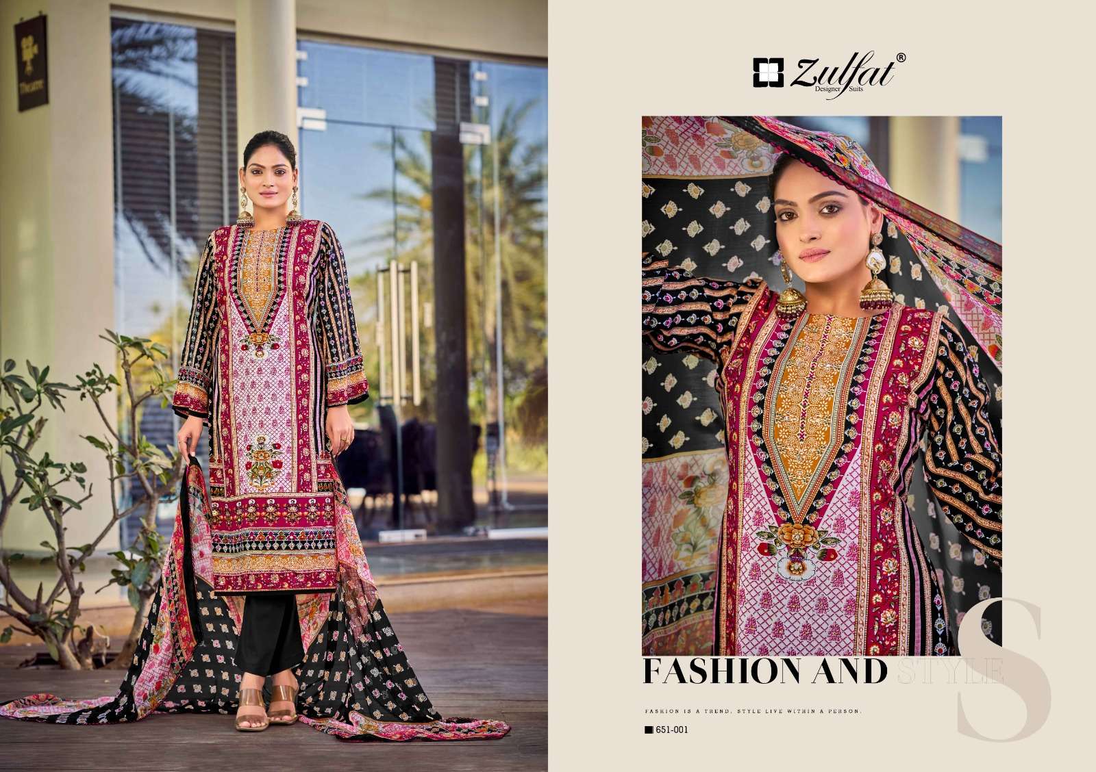 ZULFAT DESIGNER SUITS NAFISA 