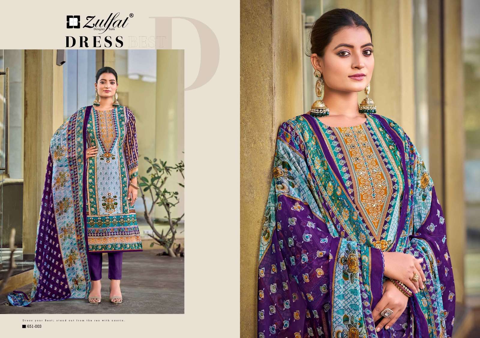 ZULFAT DESIGNER SUITS NAFISA 