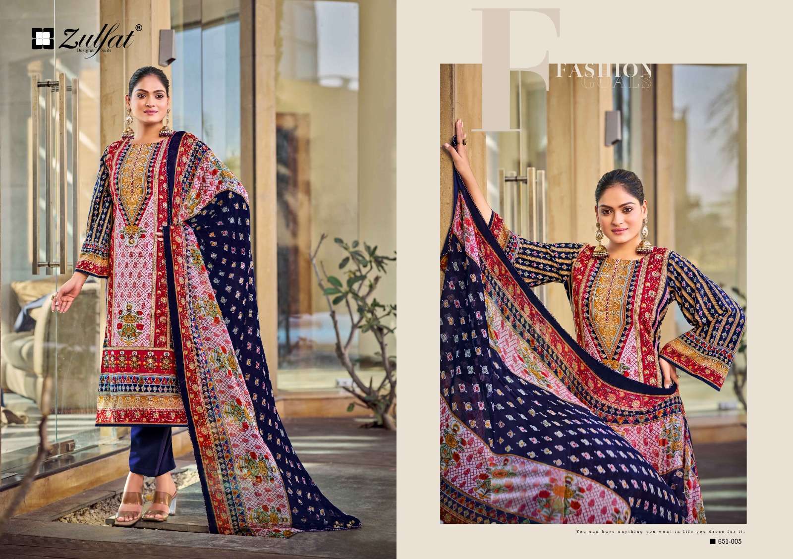 ZULFAT DESIGNER SUITS NAFISA 