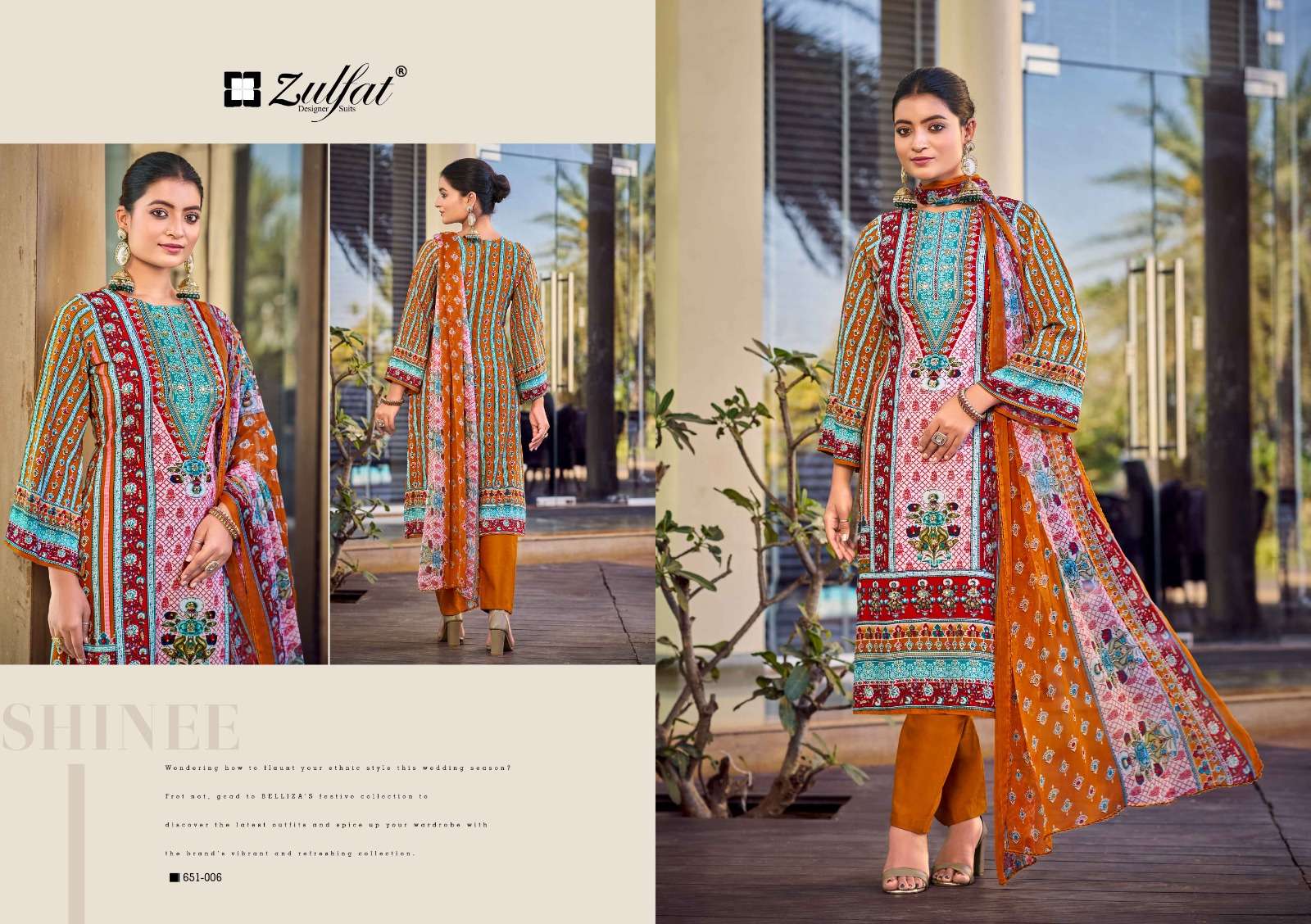 ZULFAT DESIGNER SUITS NAFISA 
