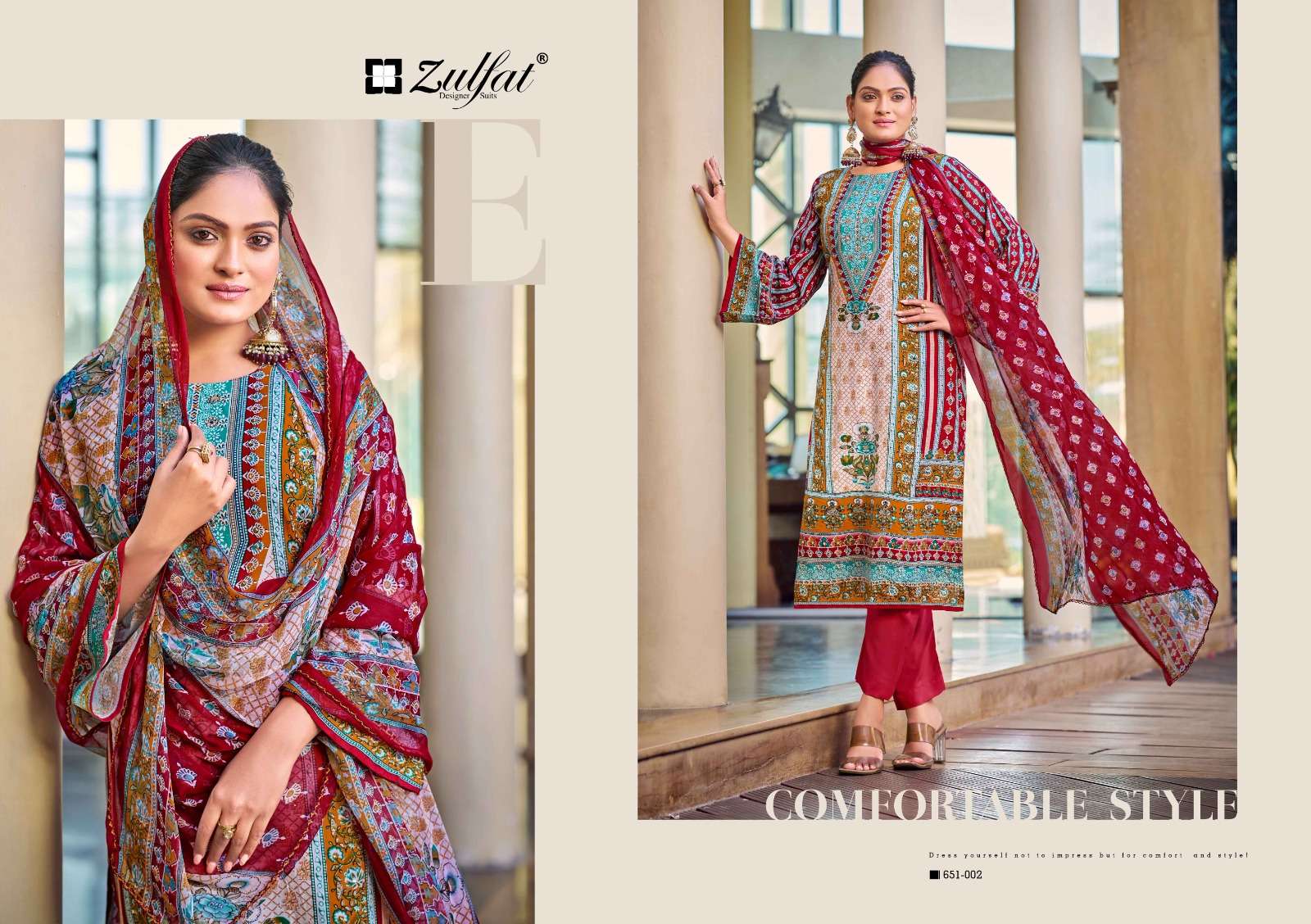 ZULFAT DESIGNER SUITS NAFISA 