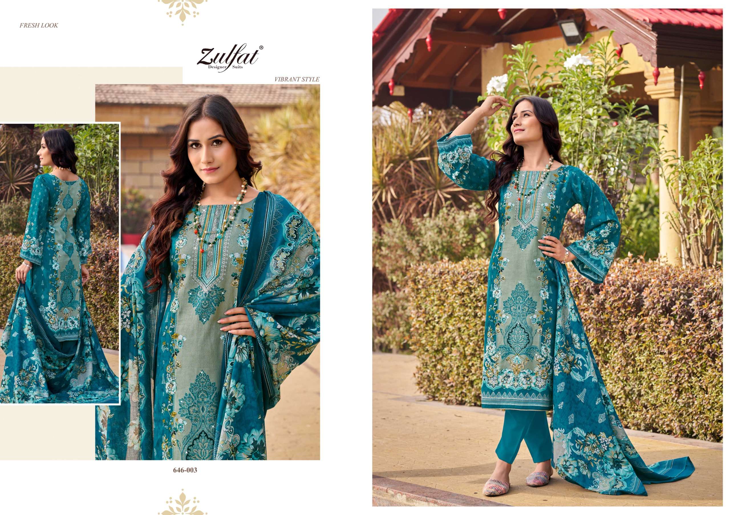 ZULFAT DESIGNER SUITS RAABTA VOL 6