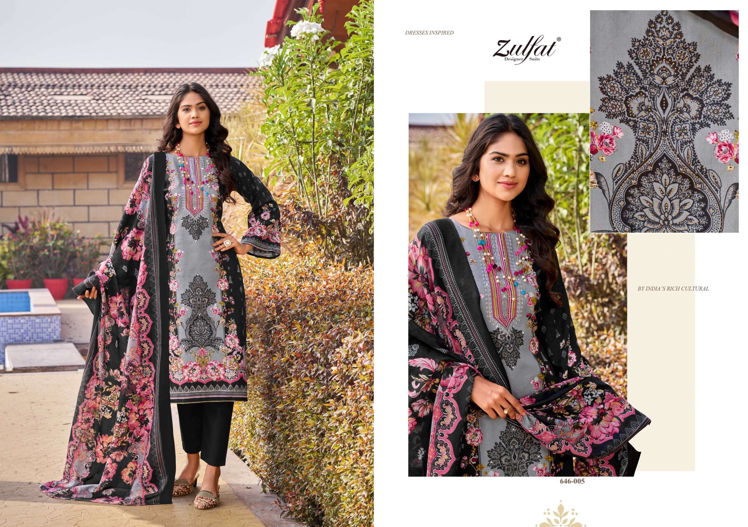 ZULFAT DESIGNER SUITS RAABTA VOL 6