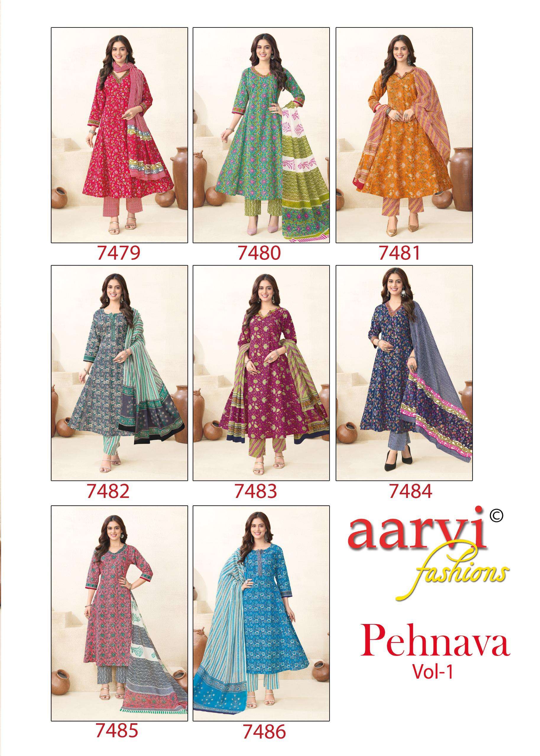AARVI FASHION PEHNAVA VOL 1 