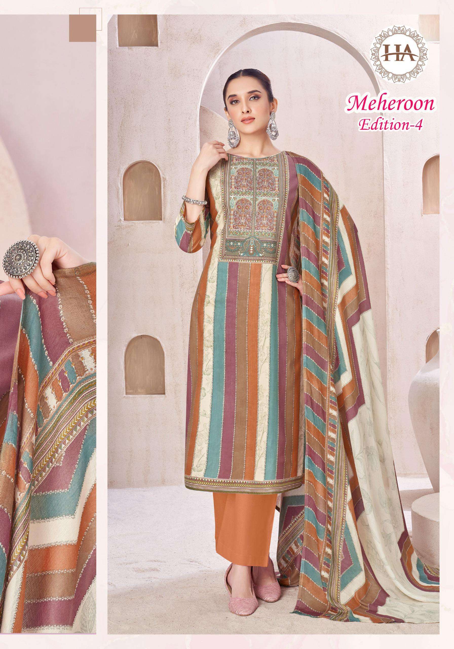 ALOK SUITS MEHEROON EDITION VOL 4