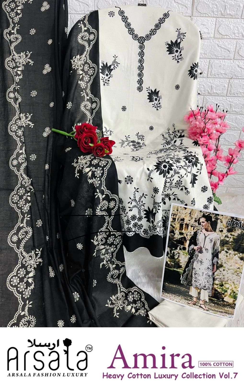 ARSALA FASHION AMIRA HEAVY COTTON LUXURY COLLECTION VOL 7 