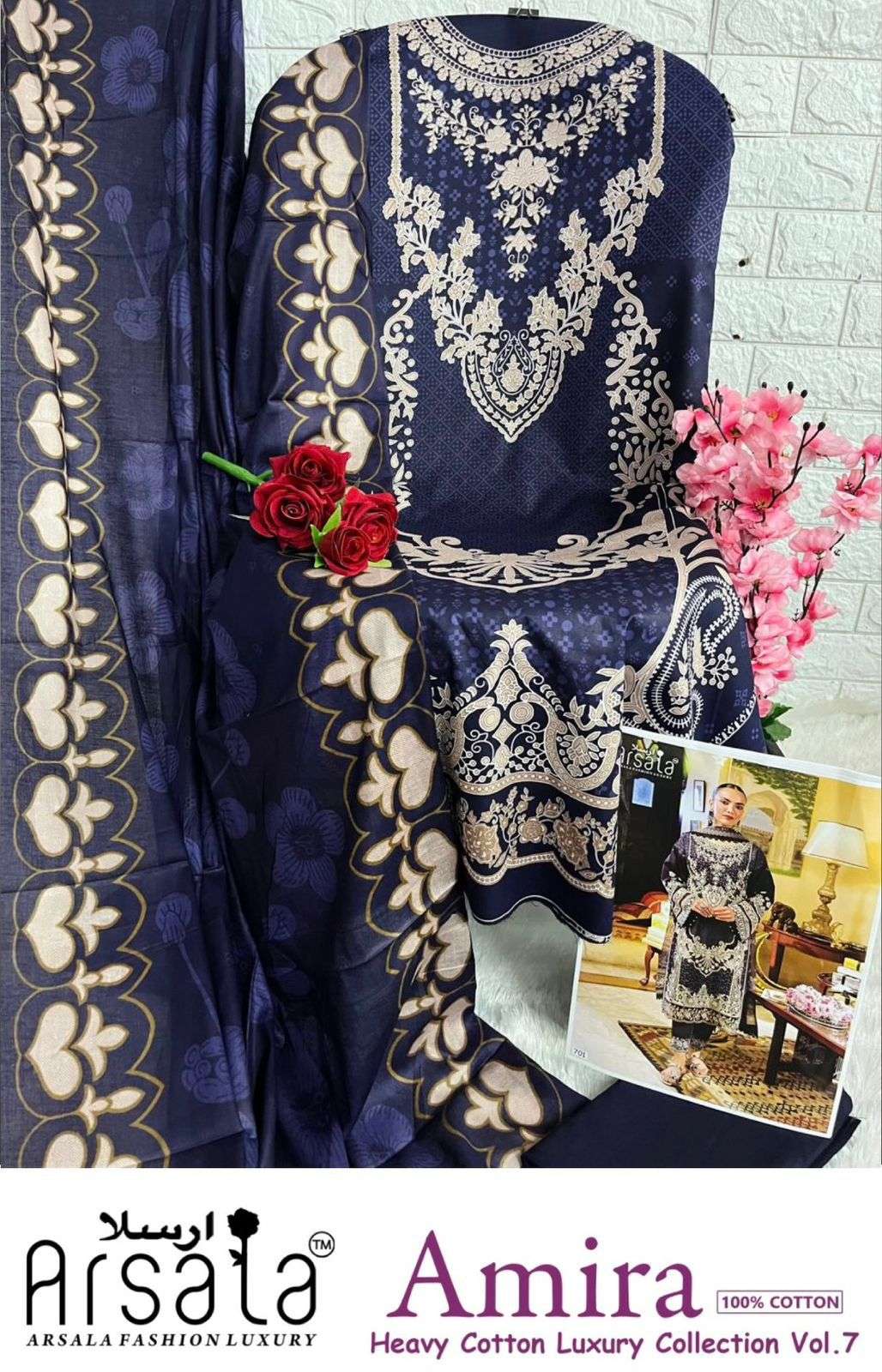 ARSALA FASHION AMIRA HEAVY COTTON LUXURY COLLECTION VOL 7 