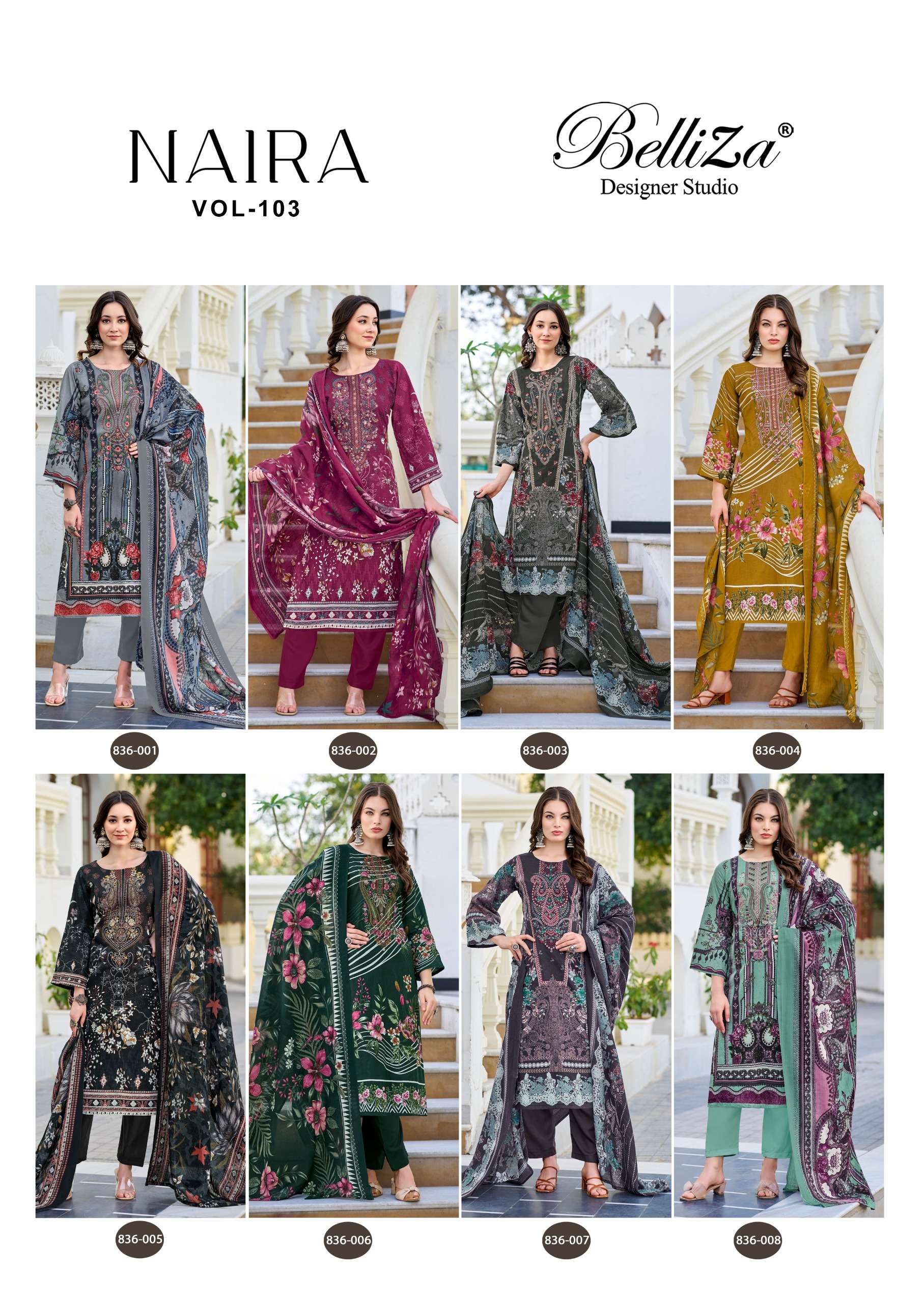 BELLIZA DESIGNER STUDIO NAIRA VOL 103 READY MADE COLLECTION