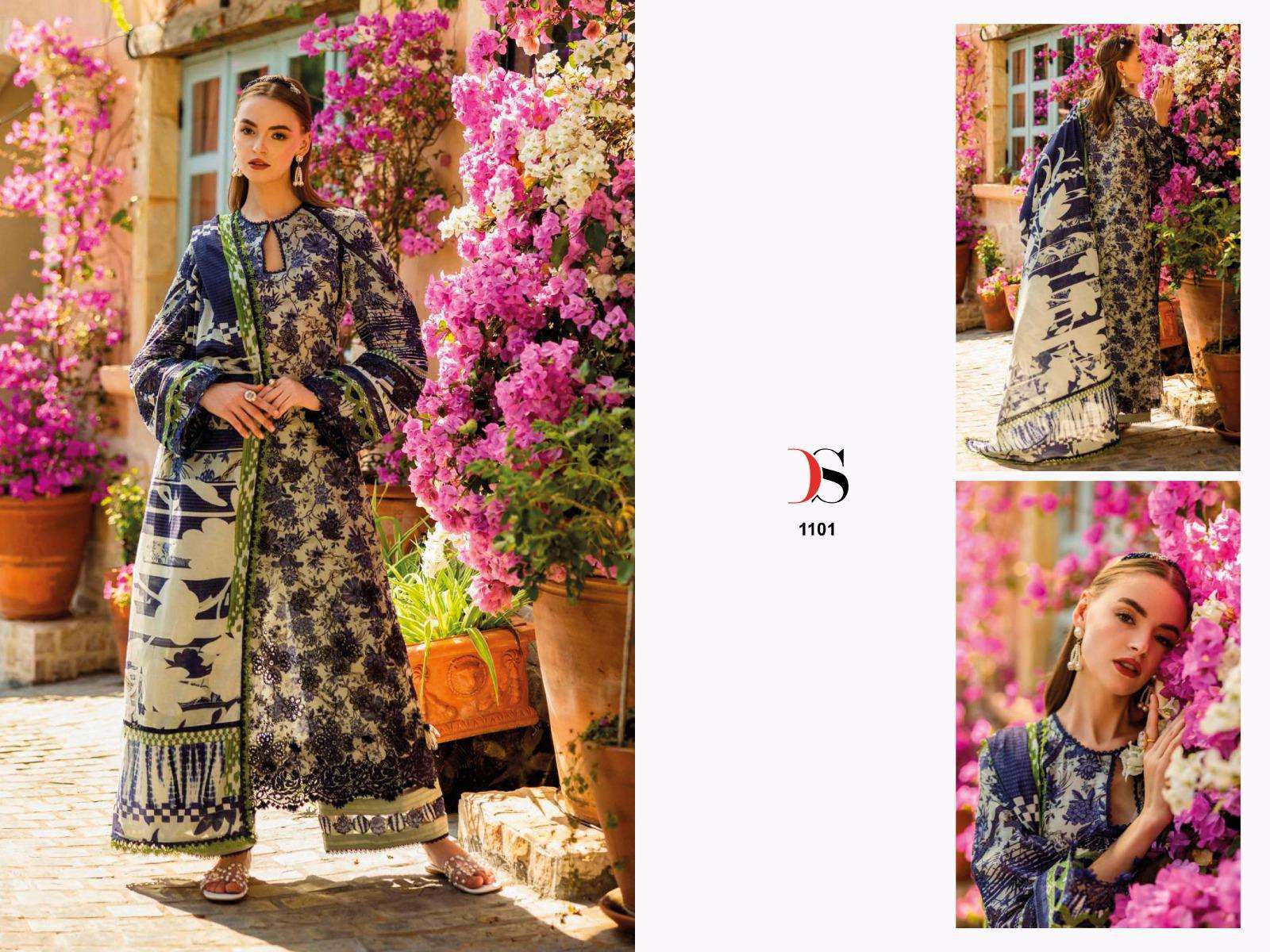 DEEPSY SUITS ELAF CHIKANKARI PREMIUM LAWN 26