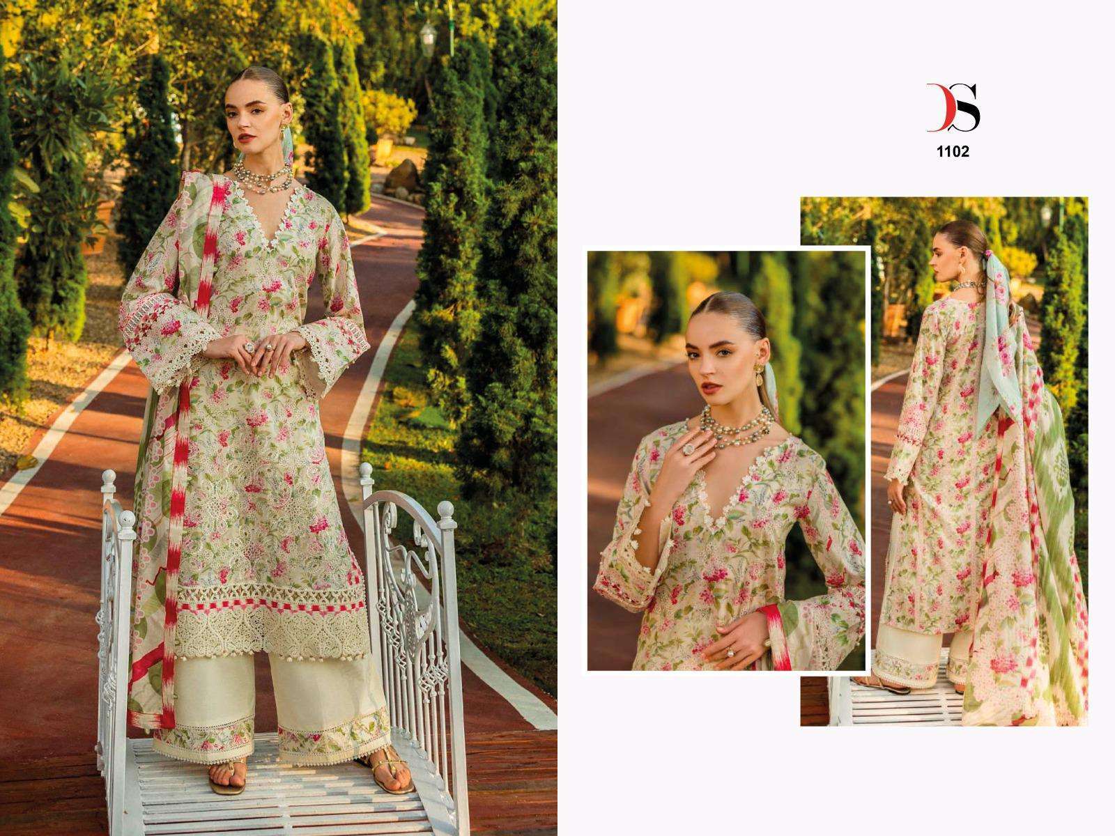 DEEPSY SUITS ELAF CHIKANKARI PREMIUM LAWN 26