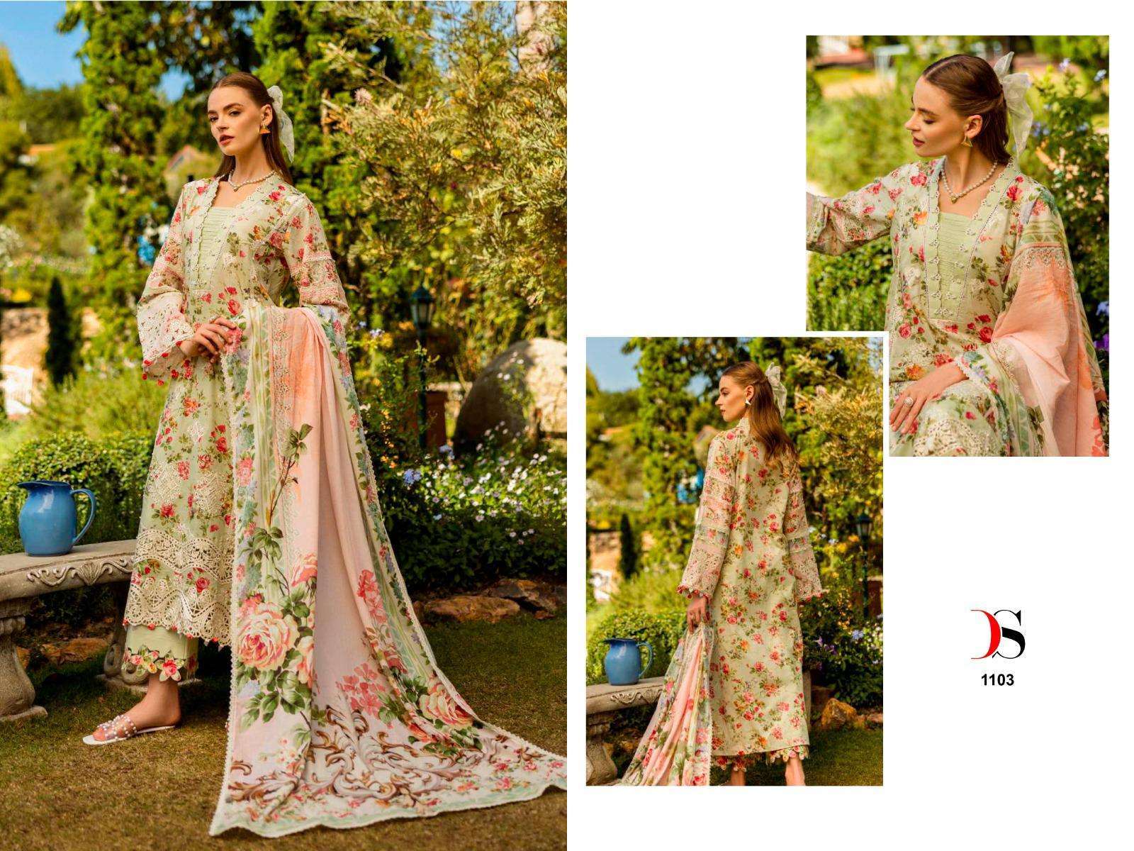 DEEPSY SUITS ELAF CHIKANKARI PREMIUM LAWN 26
