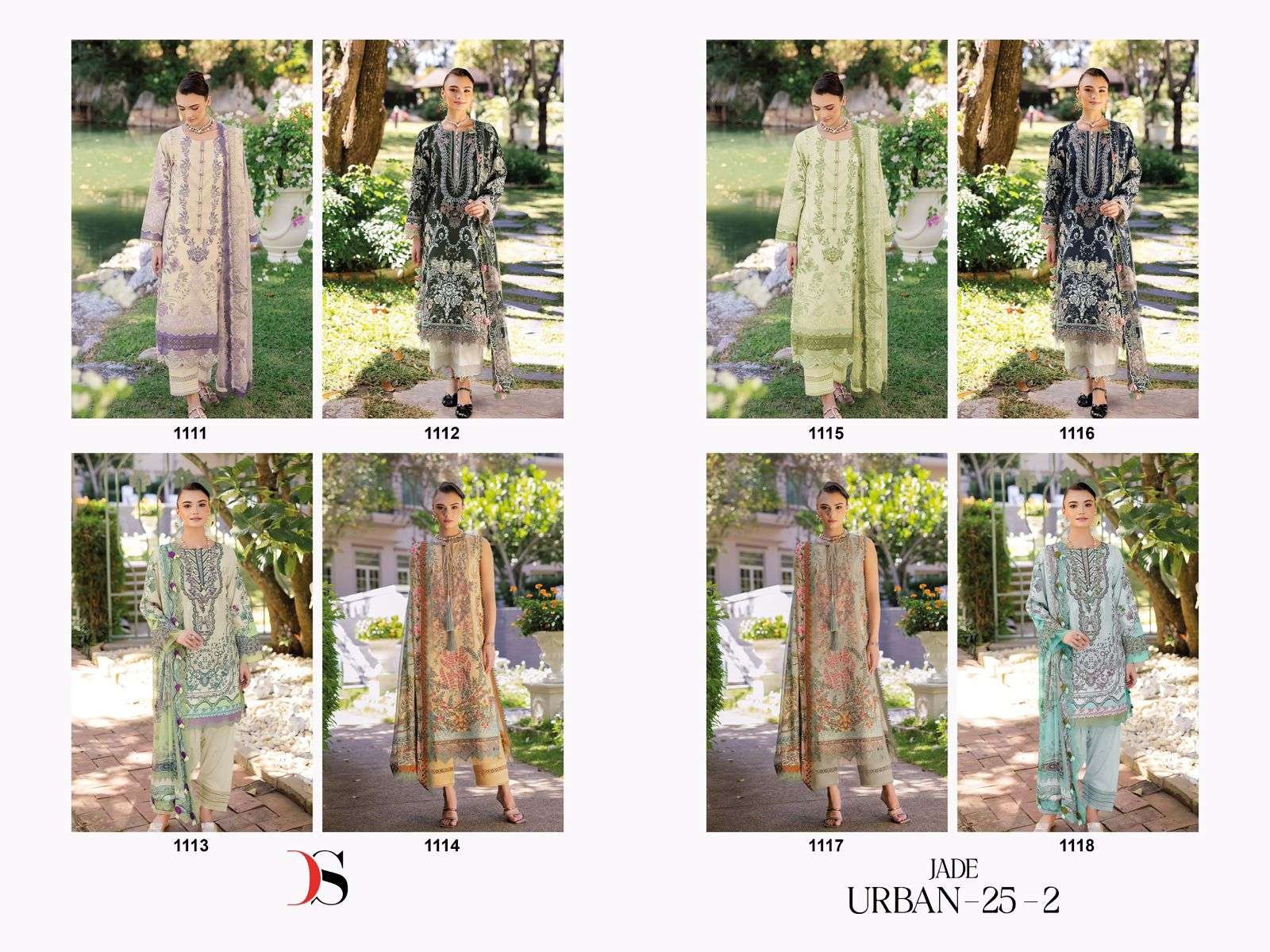 DEEPSY SUITS JADE URBAN LAWN 25 VOL 2