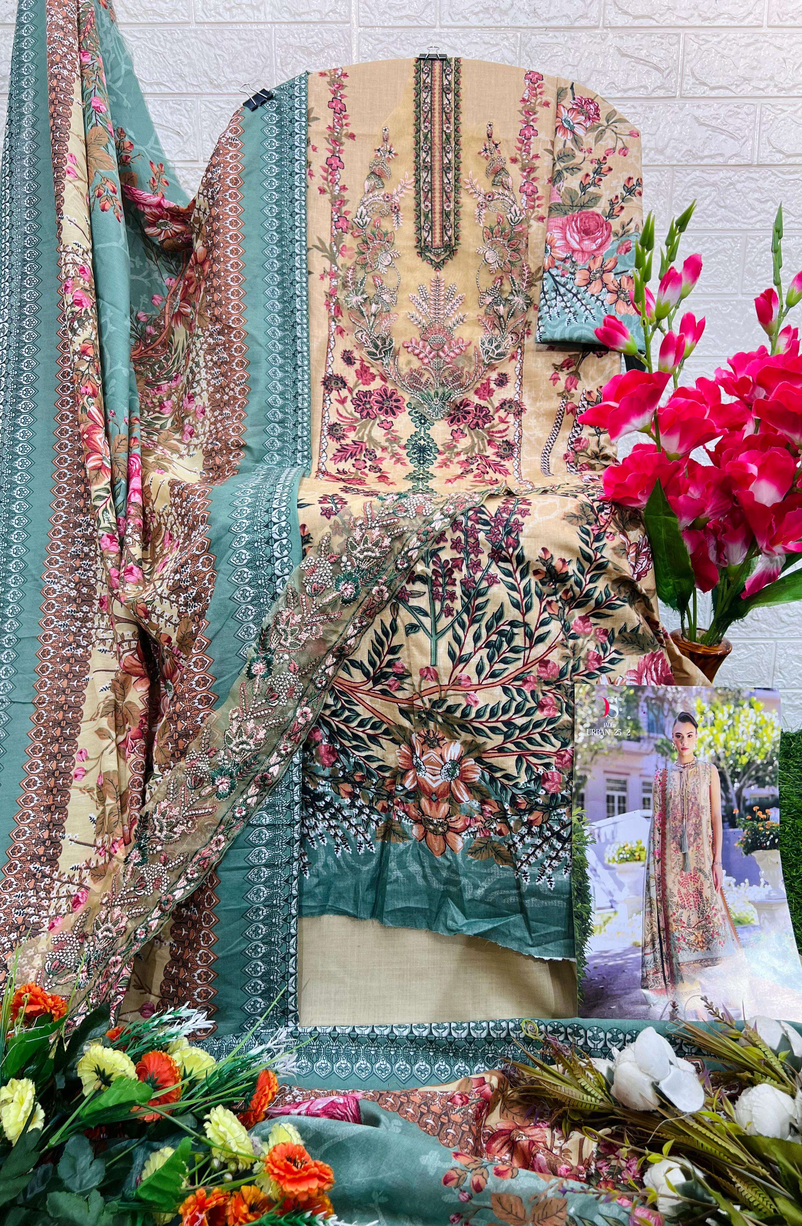 DEEPSY SUITS JADE URBAN LAWN 25 VOL 2