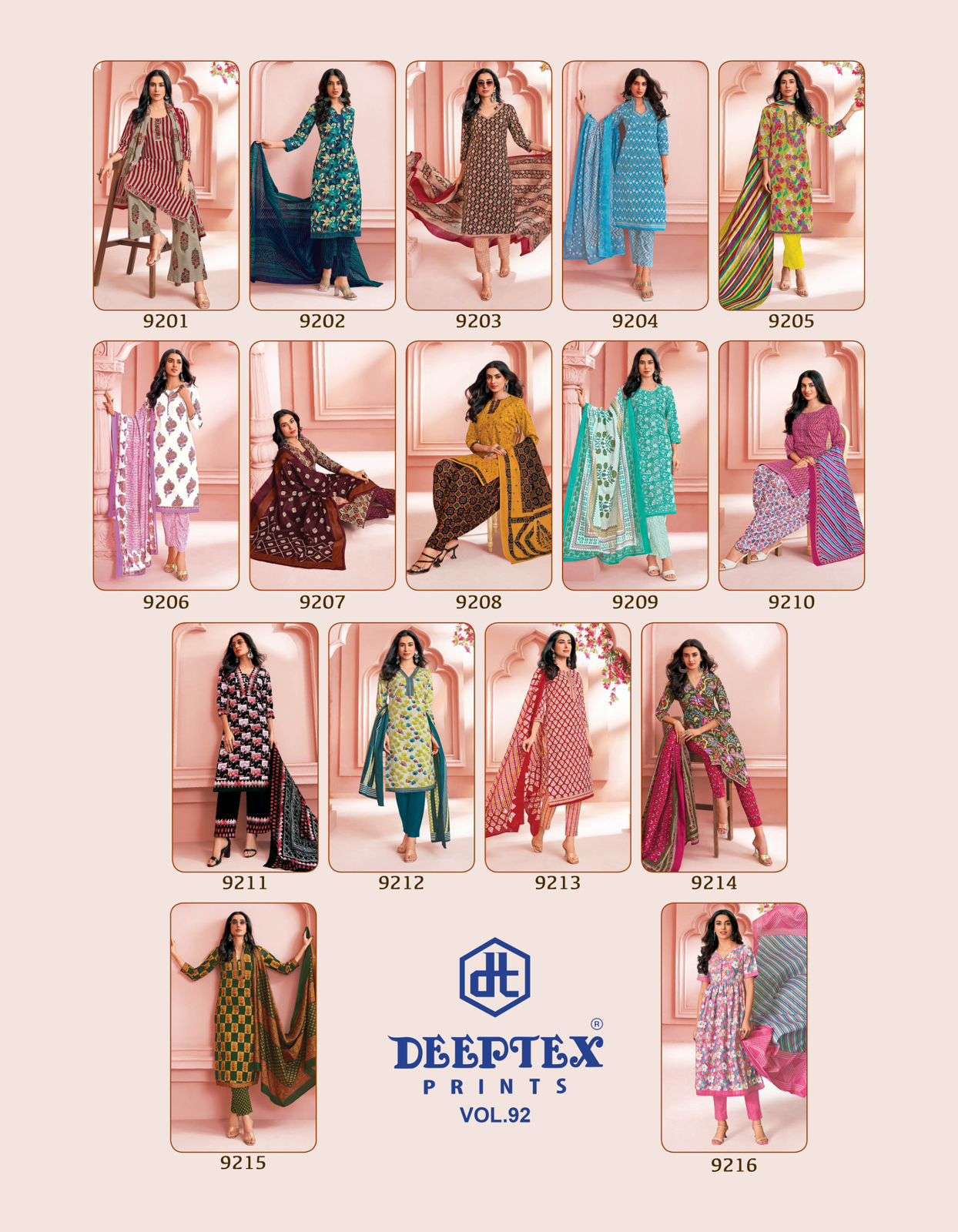 DEEPTEX PRINTS MISS INDIA VOL 92