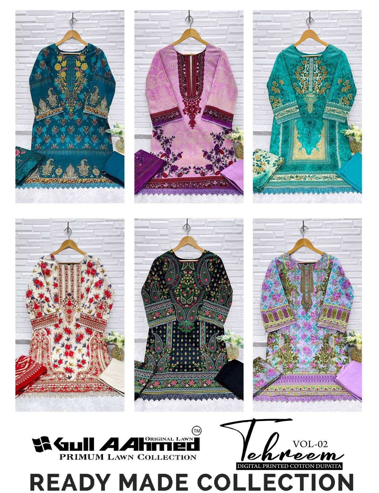 GULL AAHMED TEHREEM VOL 2 READY MADE COLLECTION