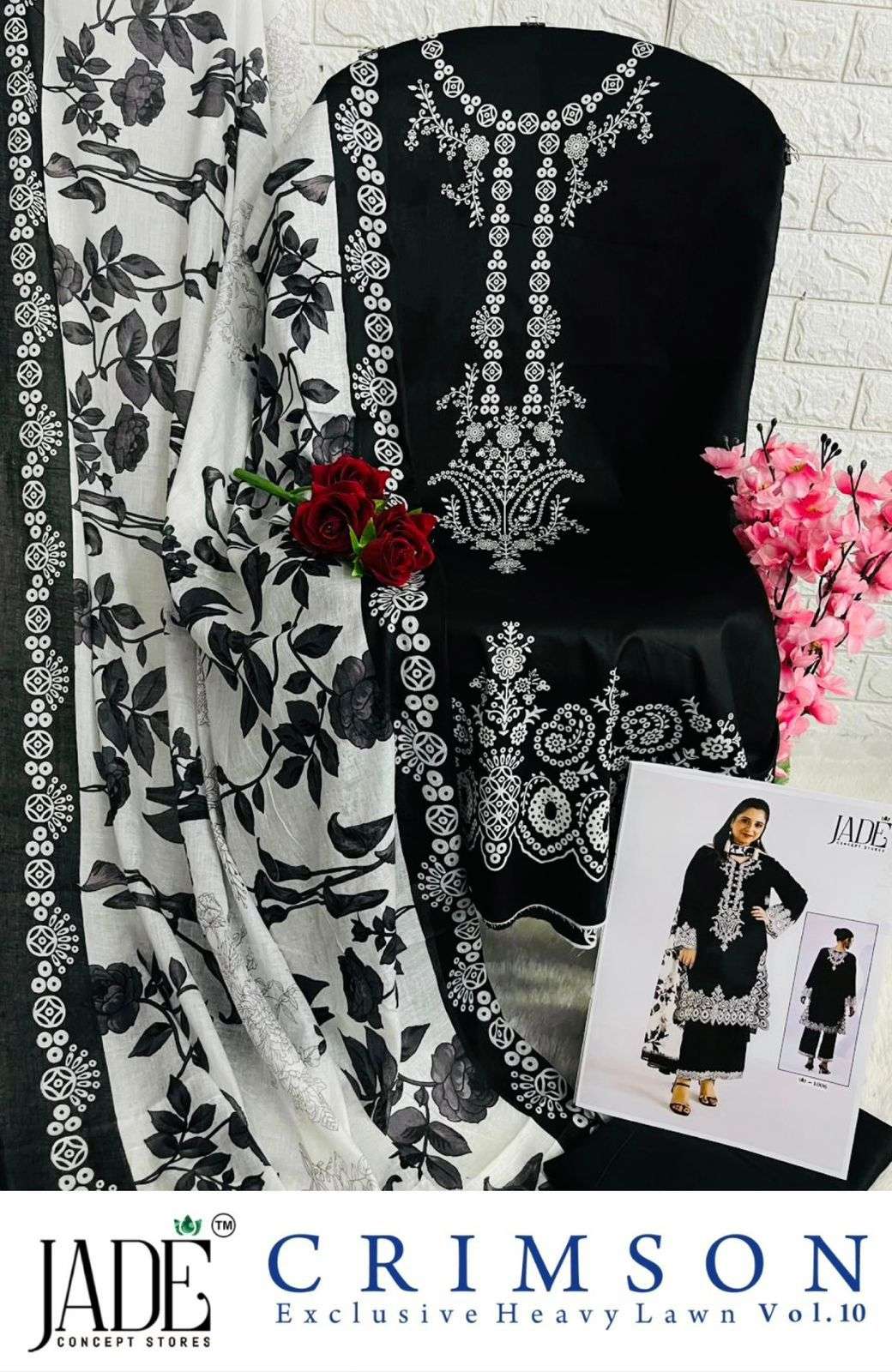 JADE CRIMSON EXCLUSIVE HEAVY LAWN COLLECTION VOL 1 10 