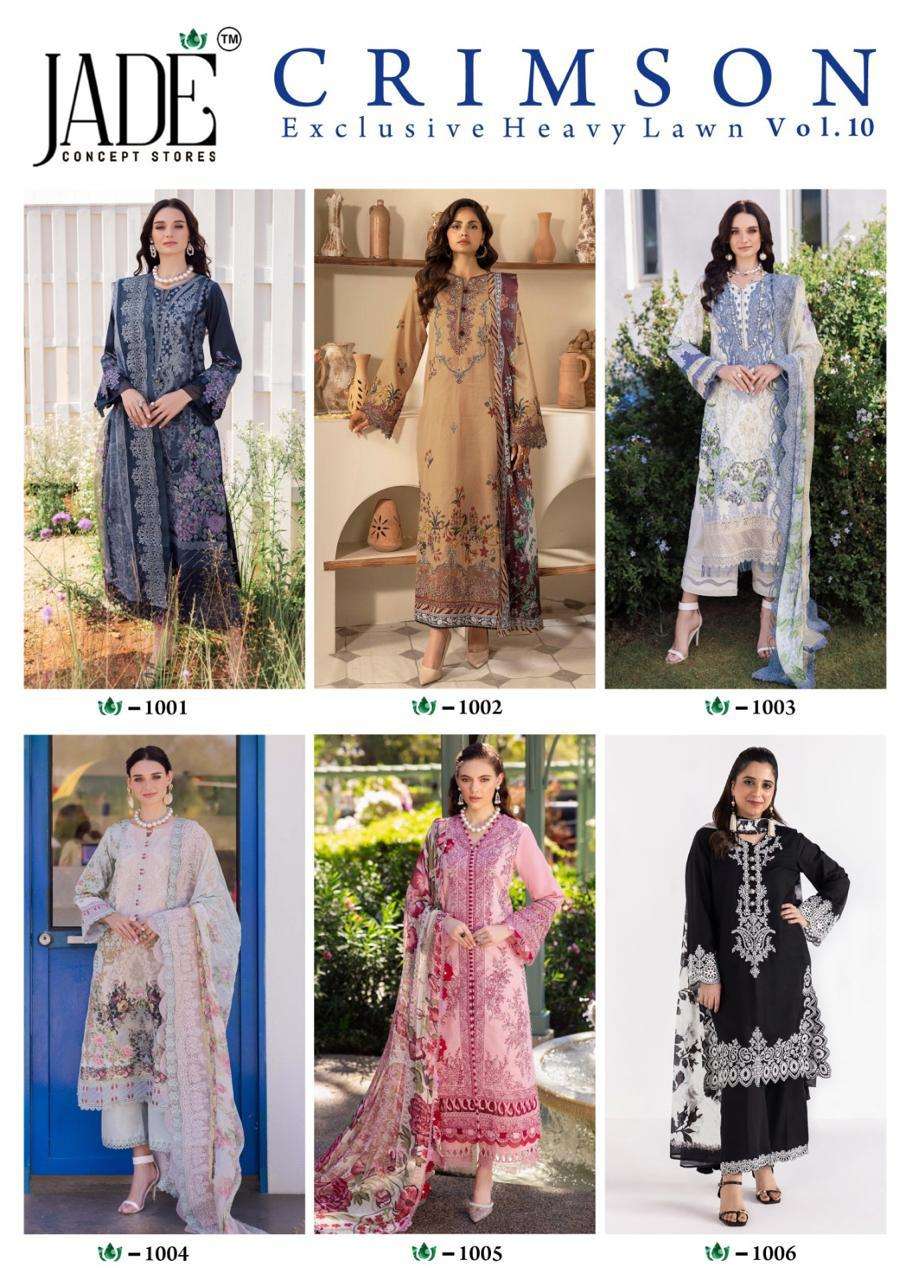 JADE CRIMSON EXCLUSIVE HEAVY LAWN COLLECTION VOL 1 10 