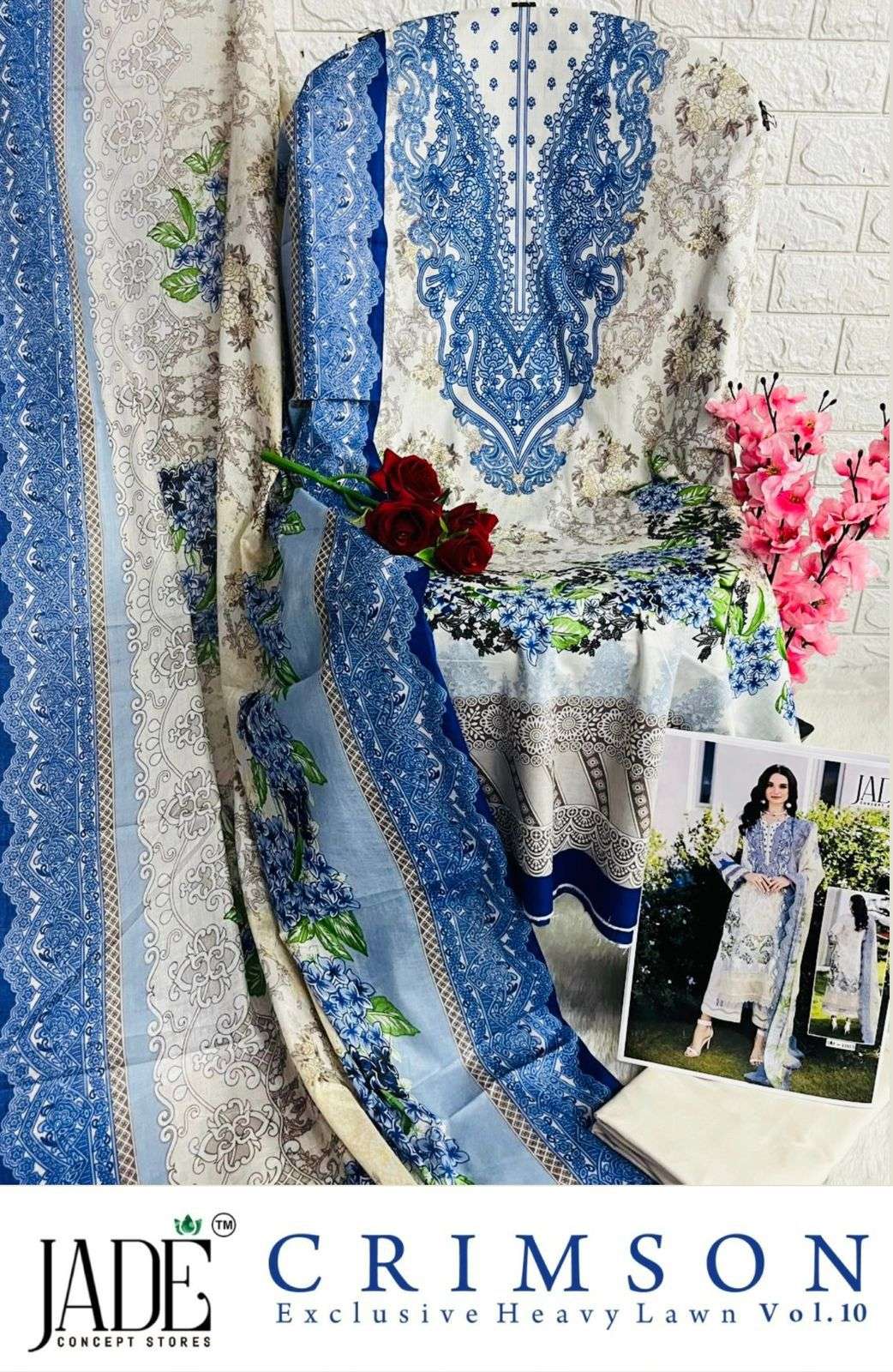 JADE CRIMSON EXCLUSIVE HEAVY LAWN COLLECTION VOL 1 10 