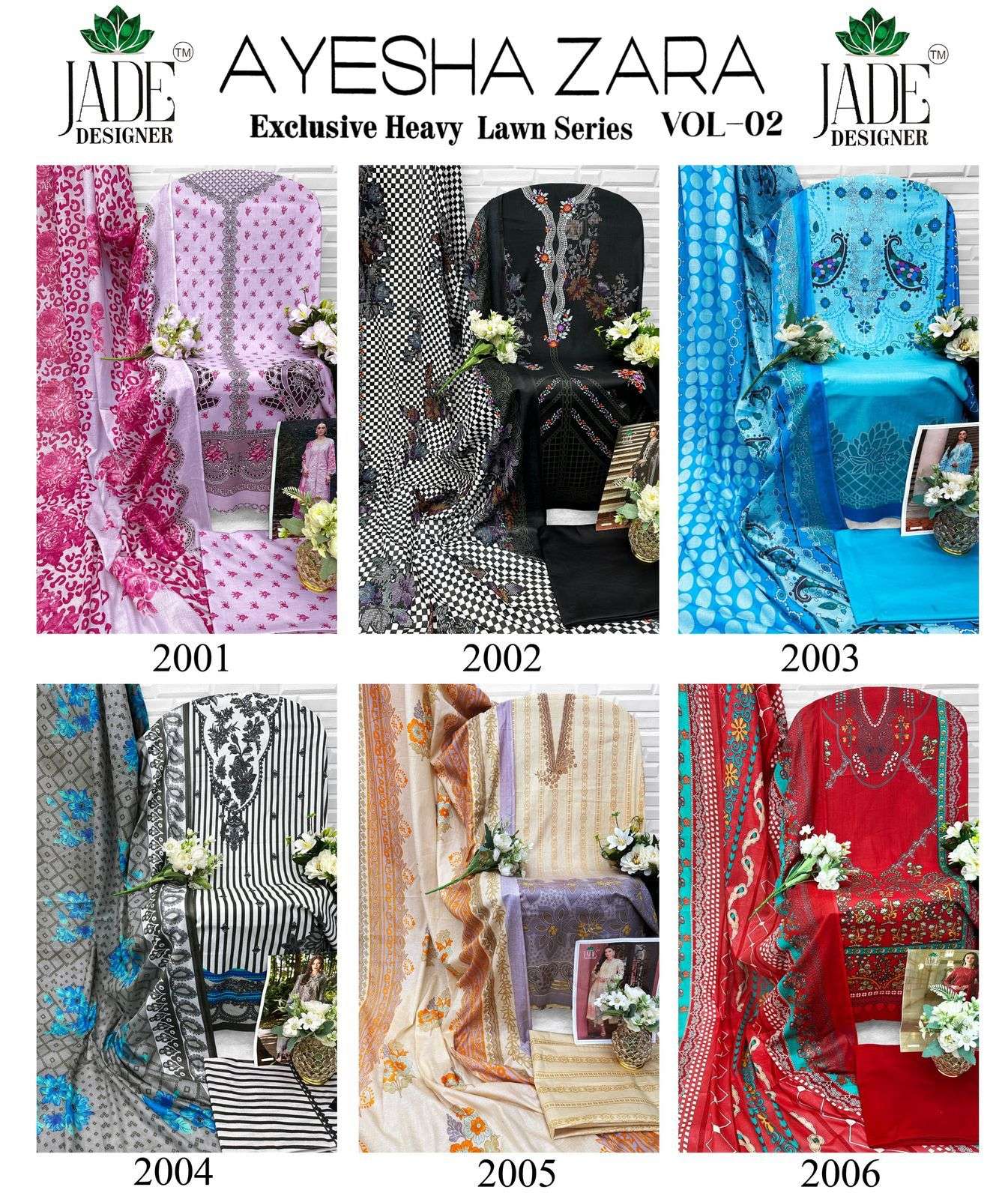 JADE DESIGNER AYESHA ZARA VOL 2 