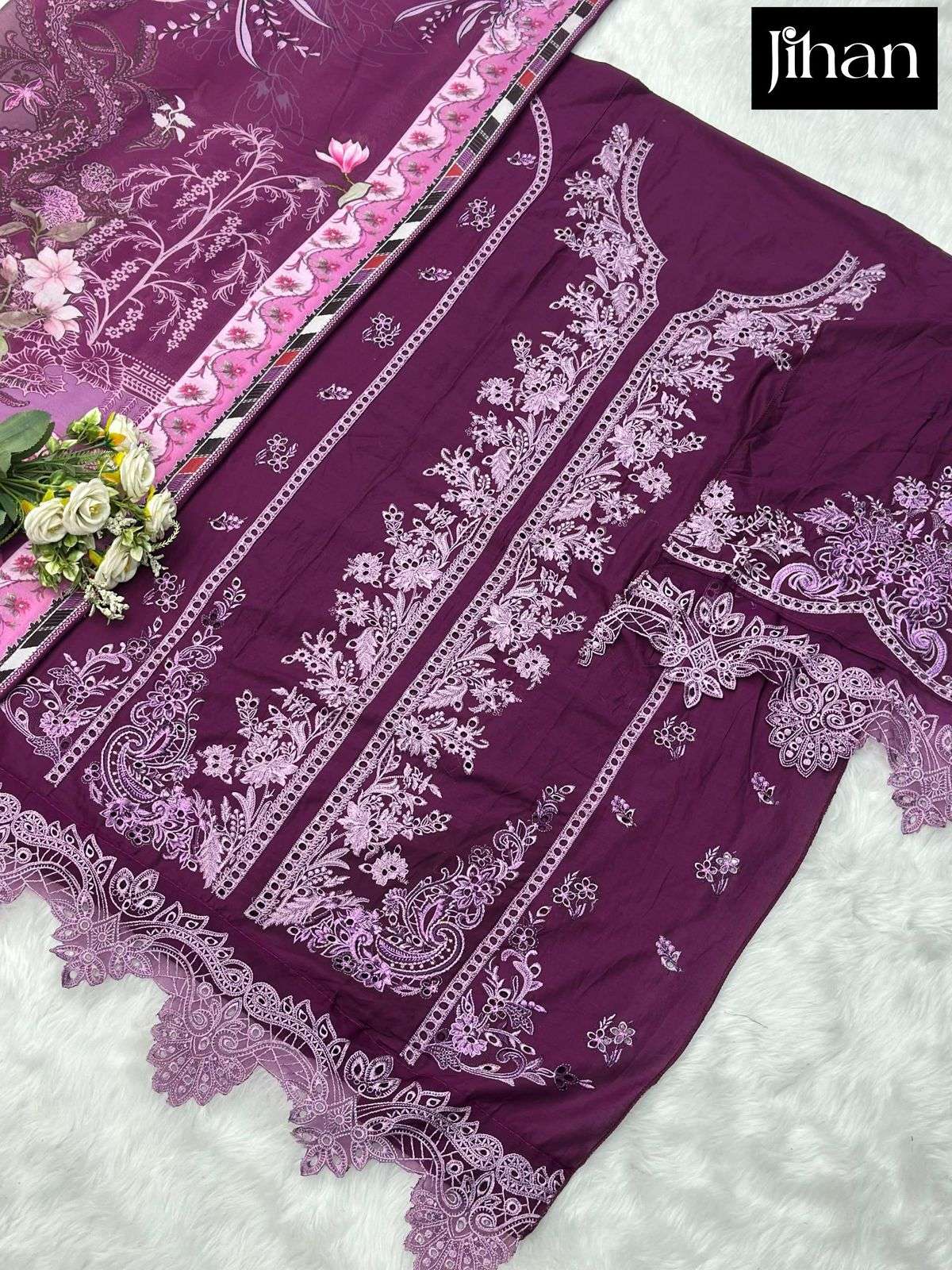 JIHAN FIRDOUS OMBRE LAWN COLLECTION VOL 3 