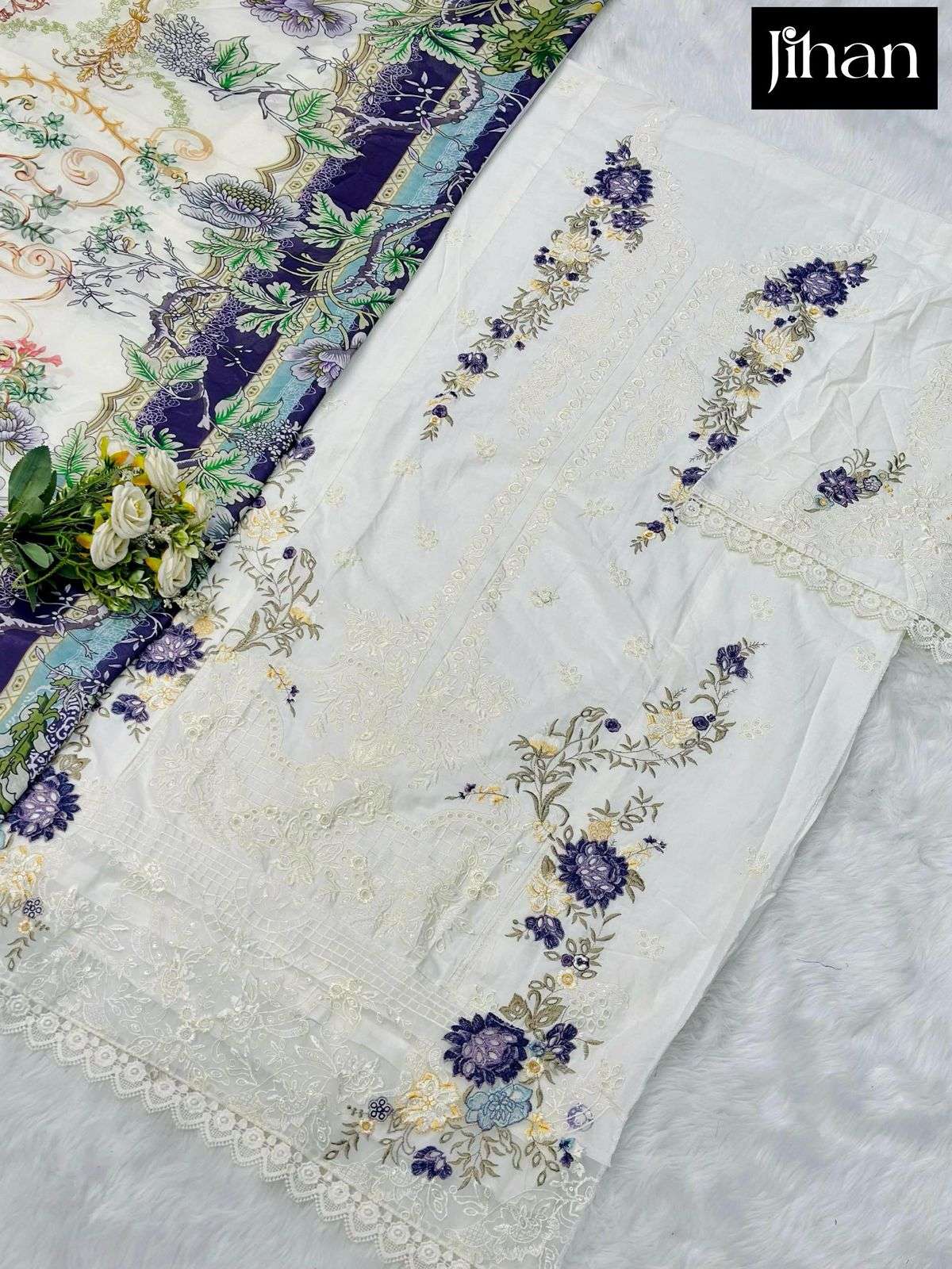 JIHAN FIRDOUS OMBRE LAWN COLLECTION VOL 3 