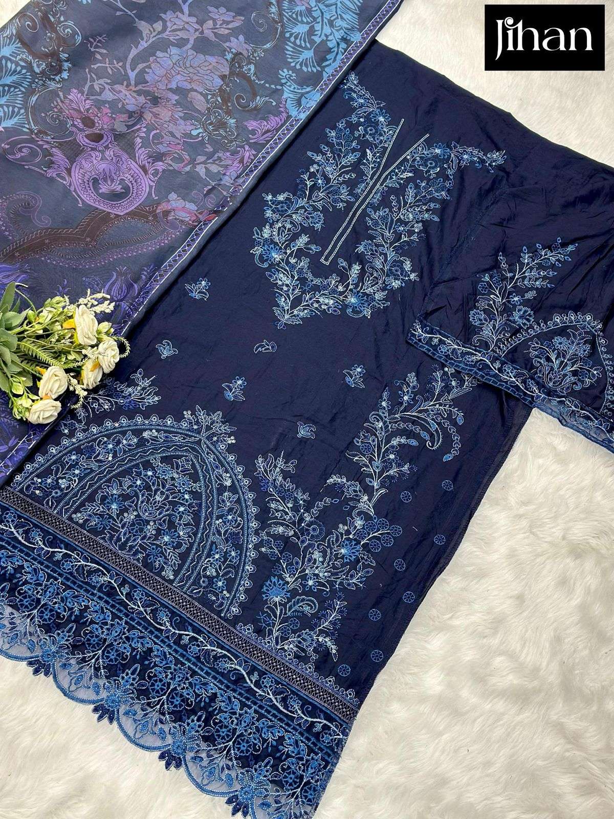 JIHAN FIRDOUS OMBRE LAWN COLLECTION VOL 3 