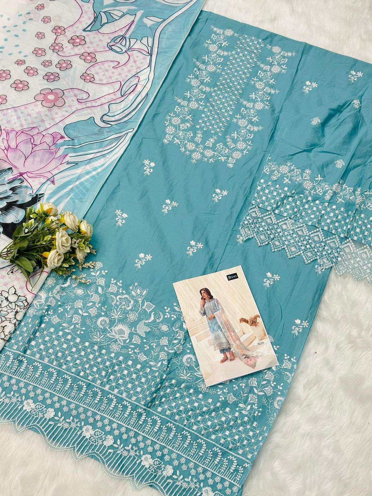 JIHAN FIRDOUS OMBRE LAWN COLLECTION VOL 4 