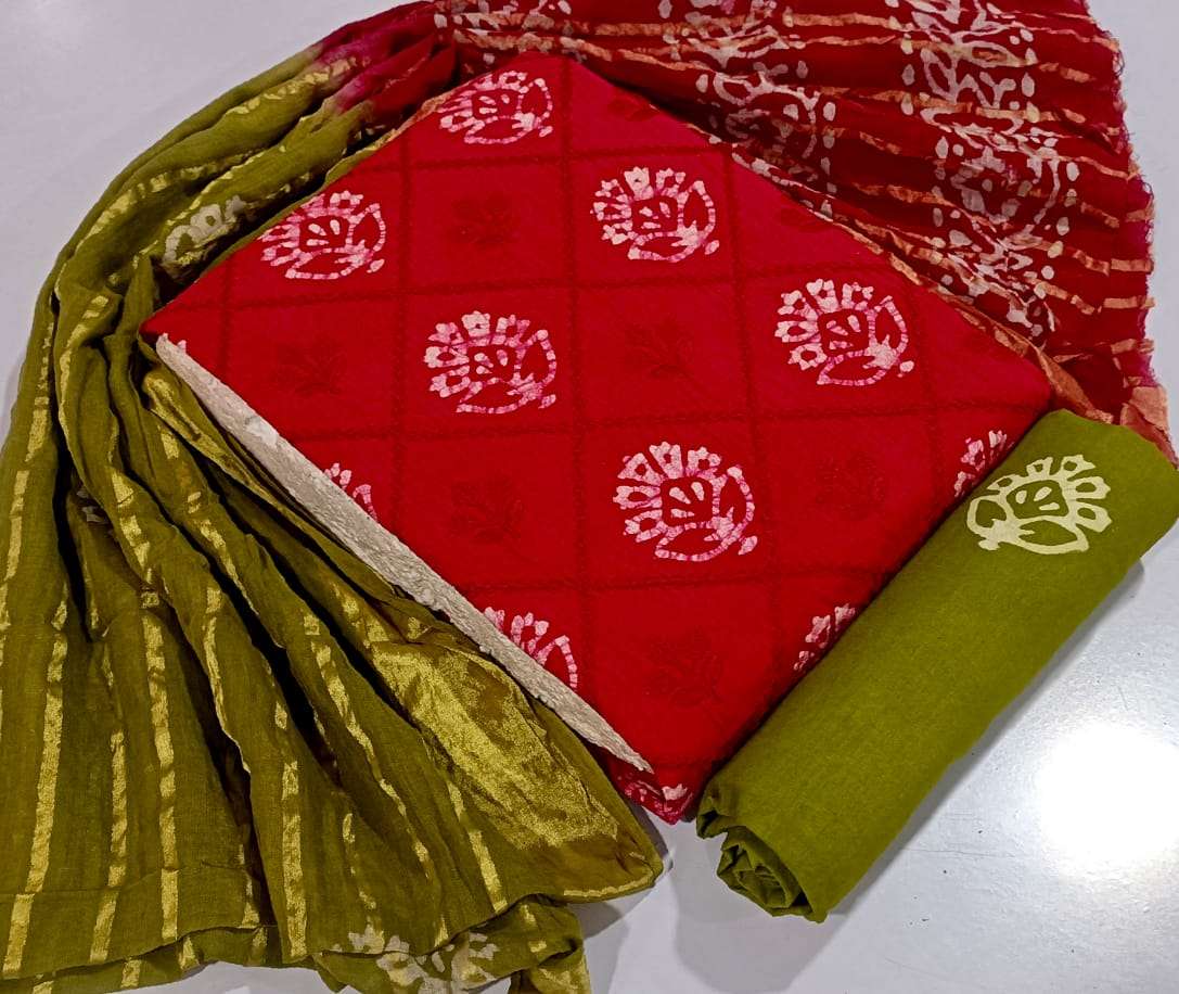 JJ CREATION PREMIUM COTTON WORK BATIK SUITS EDITION 19 