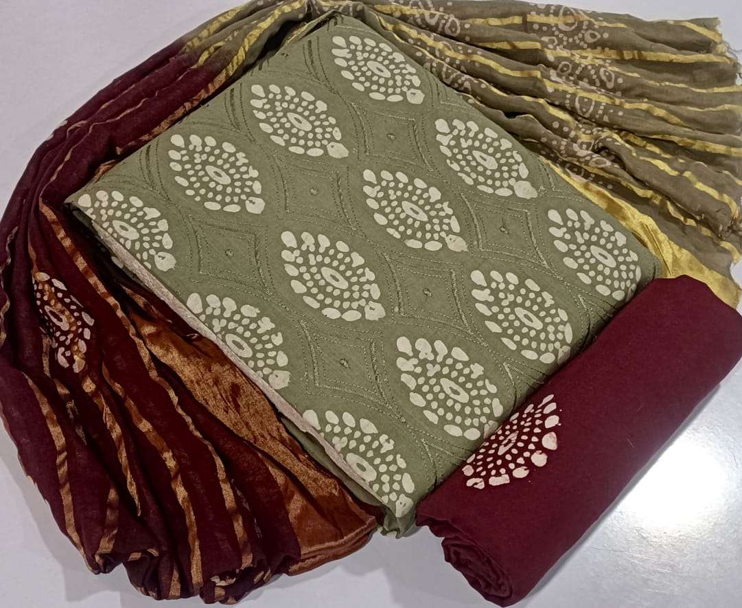 JJ CREATION PREMIUM COTTON WORK BATIK SUITS EDITION 19 