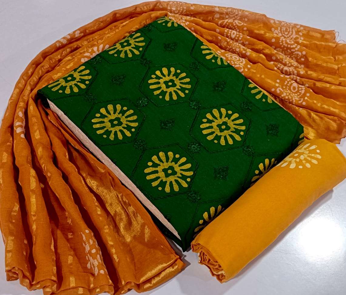 JJ CREATION PREMIUM COTTON WORK BATIK SUITS EDITION 19 