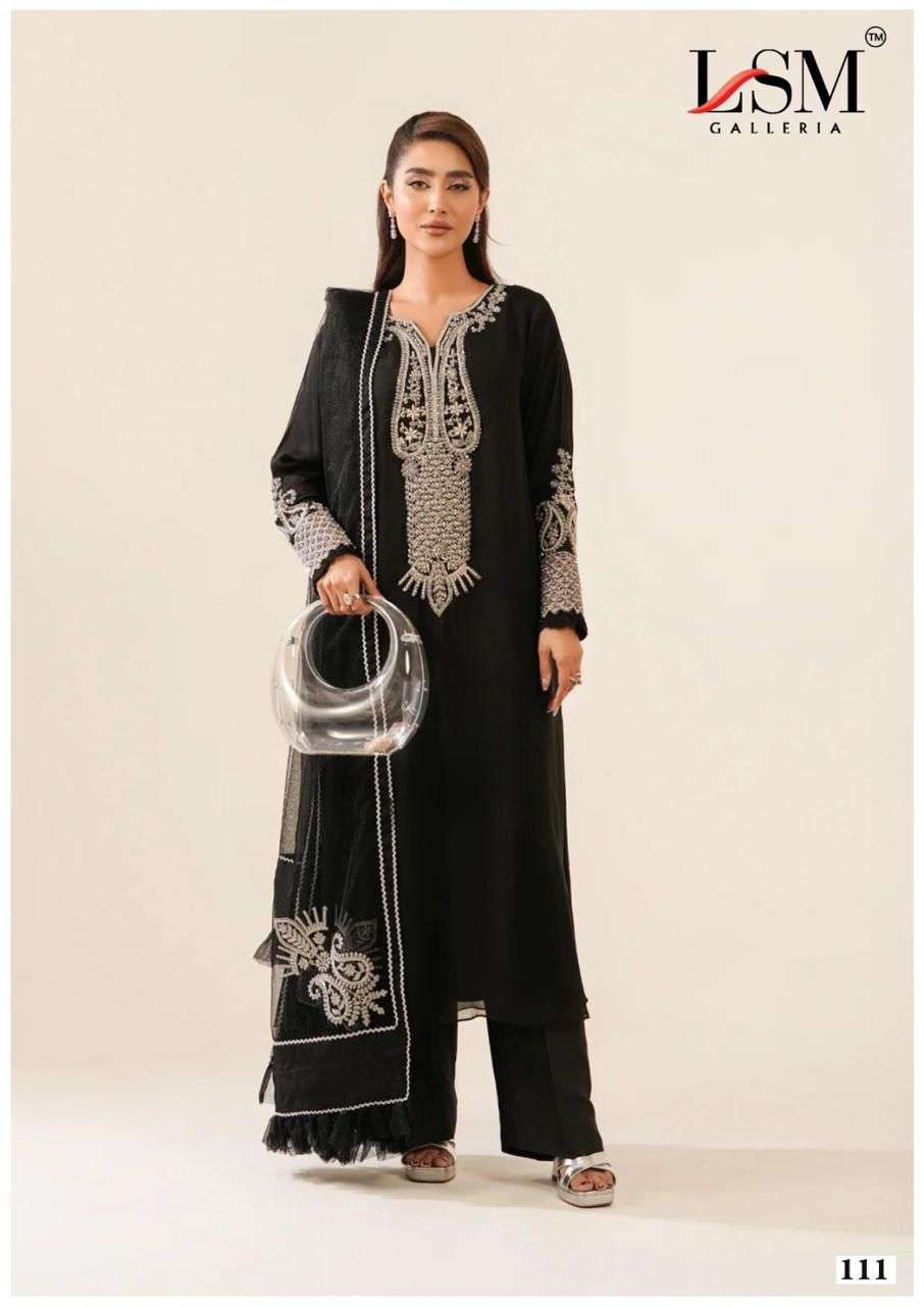 LSM GALLERIA  BLACK & WHITE LUXURY HEAVY LAWN COLLECTION